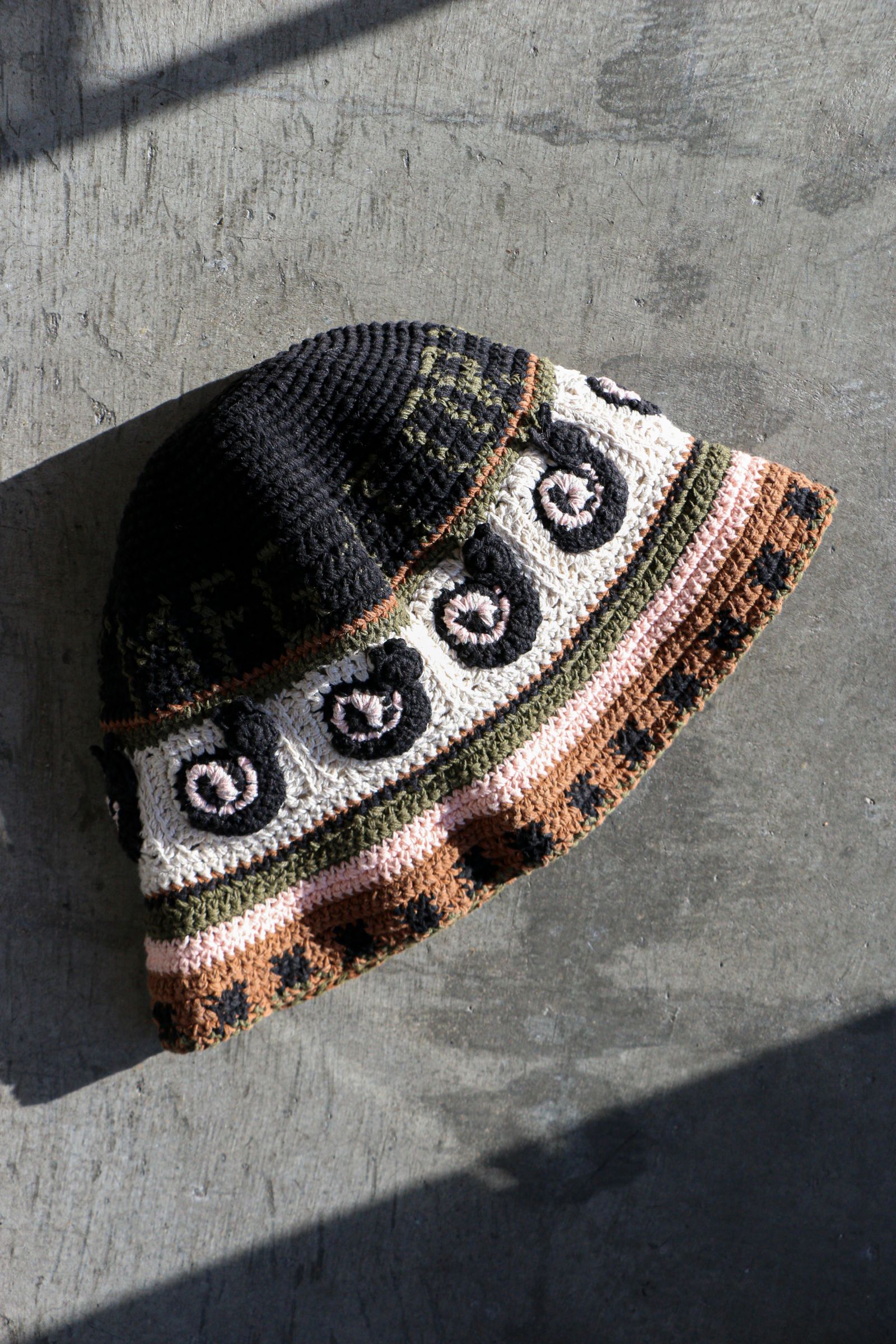 STORY mfg. - Story mfg. BREW HAT MUSTARD PEACE / イエロー / ニット 