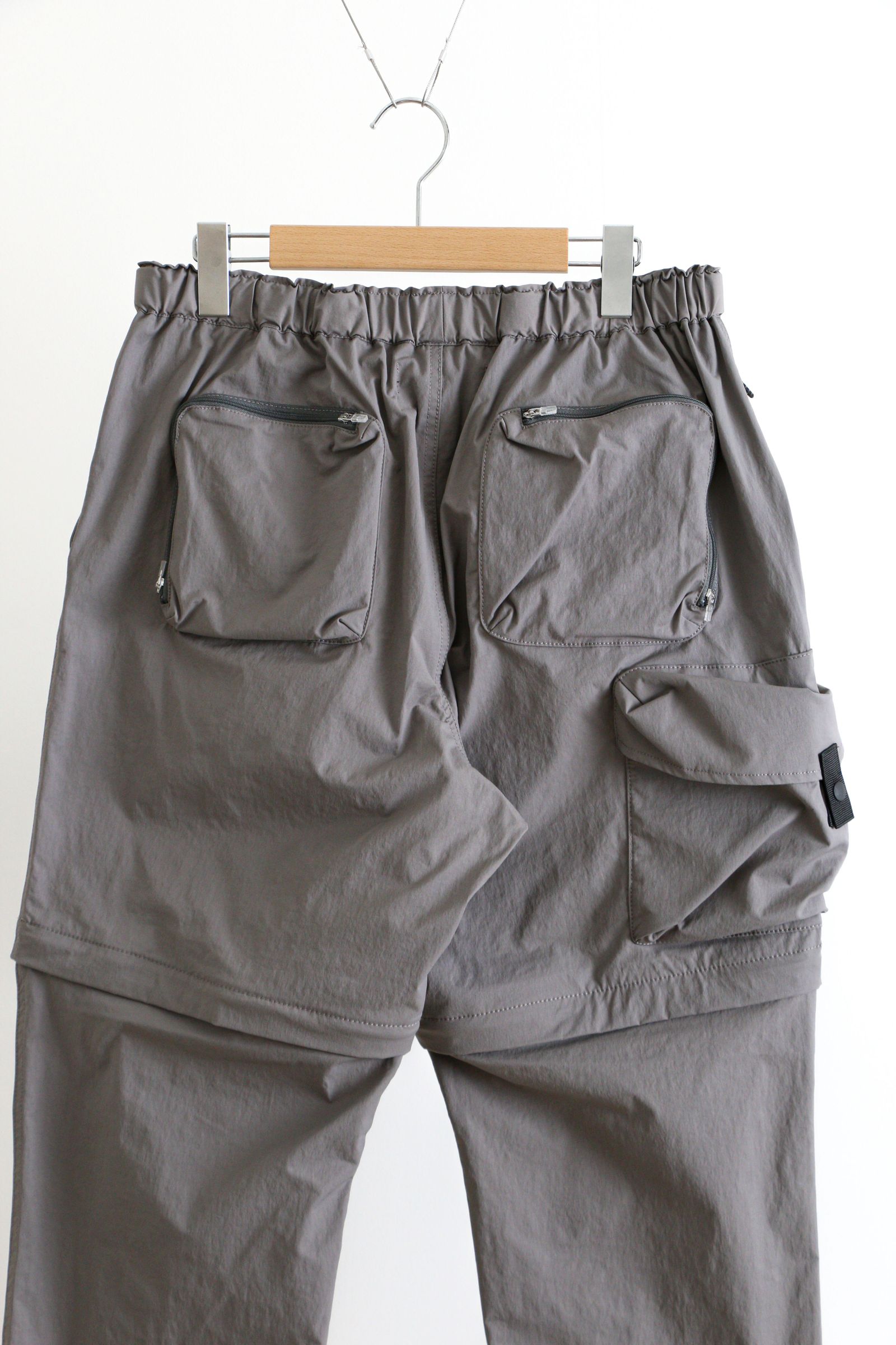 bal - MULTI POCKET CONVERTIBLE PANT Military Gray | koko