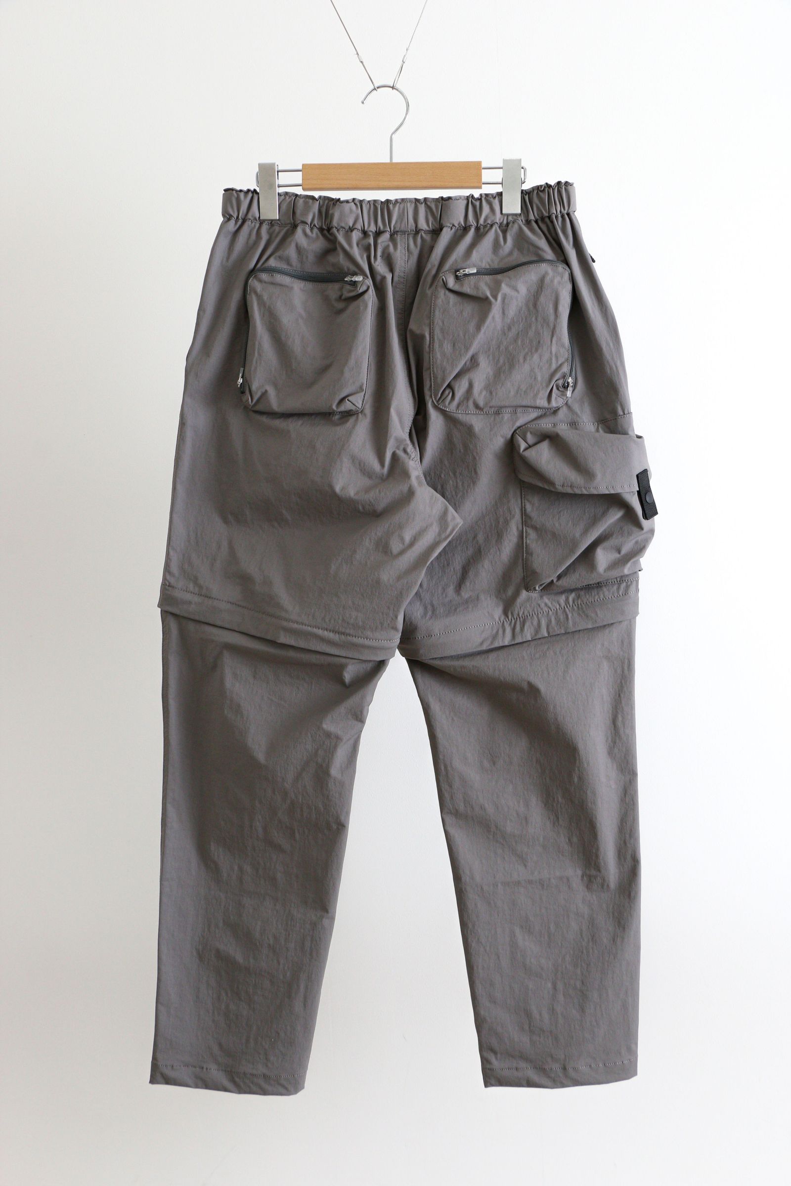 bal - MULTI POCKET CONVERTIBLE PANT Military Gray | koko