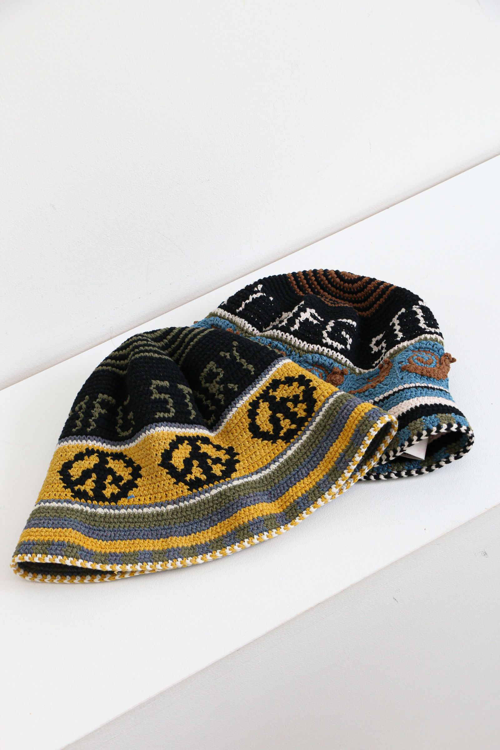 STORY mfg. - Story mfg. BREW HAT MUSTARD PEACE / イエロー