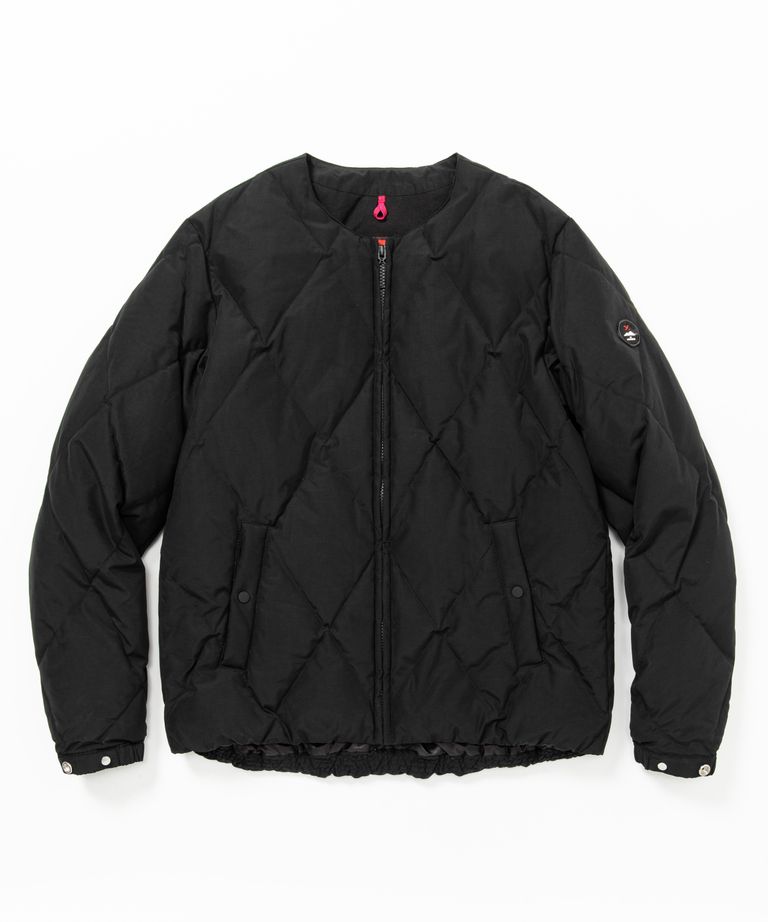 Y(dot) BY NORDISK - COLLARLESS DOWN JACKET Black | koko