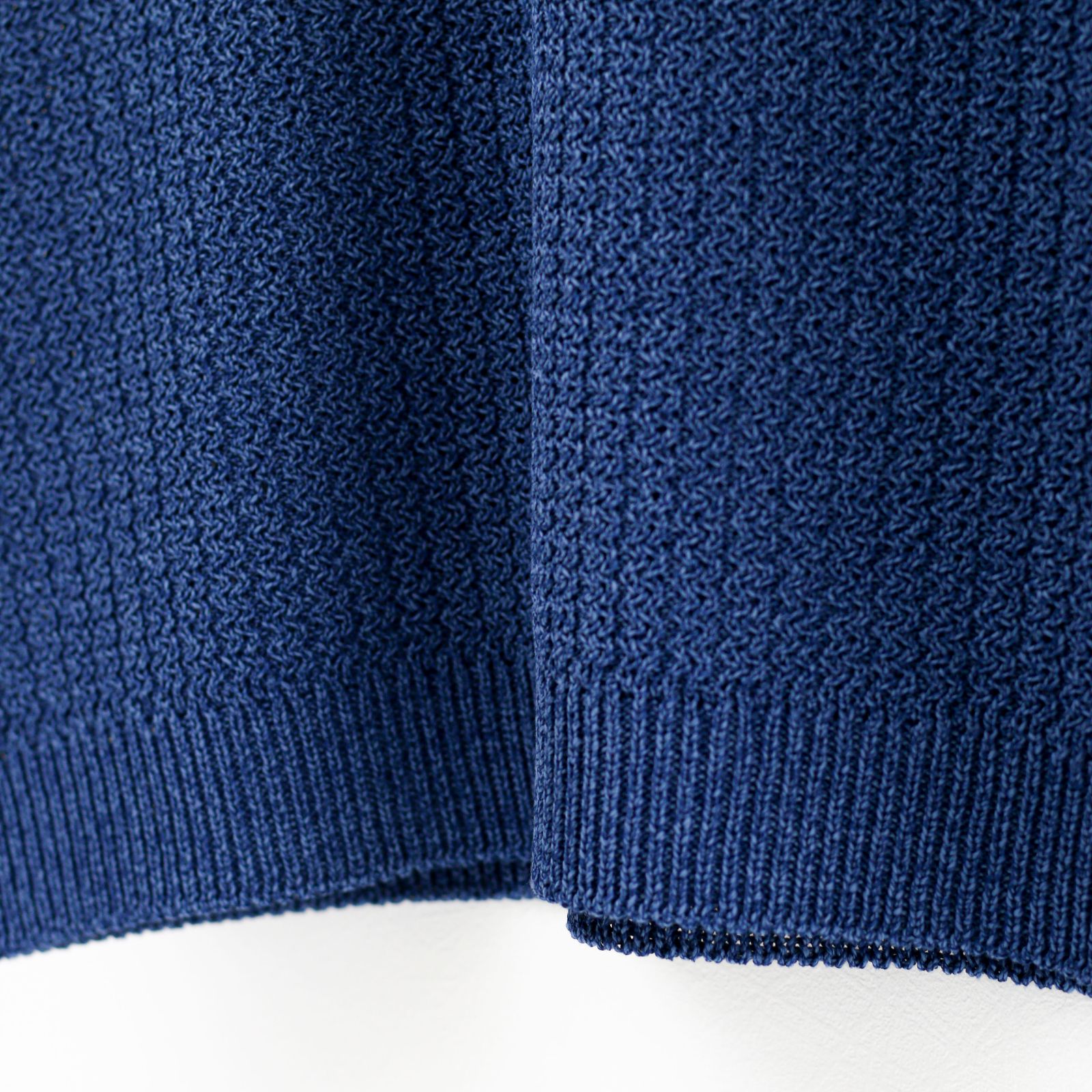 Blanc YM - Skipper knit Shirt BLUE / スキッパー / ニット