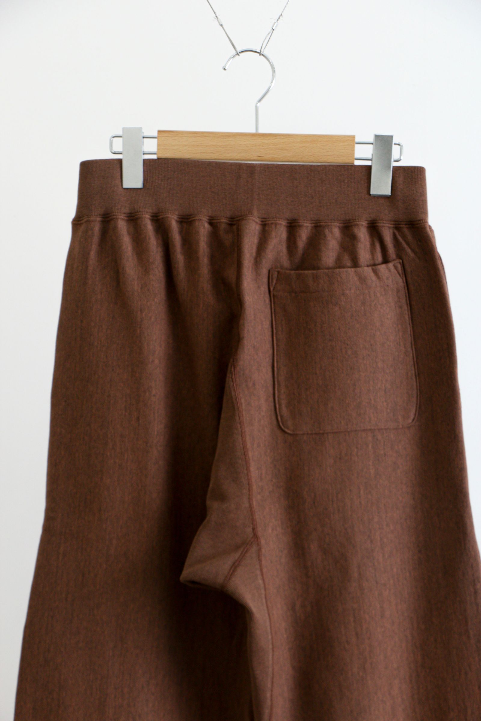 ULTERIOR - FADED SILKY TERRY RW SWEAT PANTS HEATHER GINGER ULTERIOR - FADED SILKY TERRY RW SWEAT PANTS HEATHER GINGER