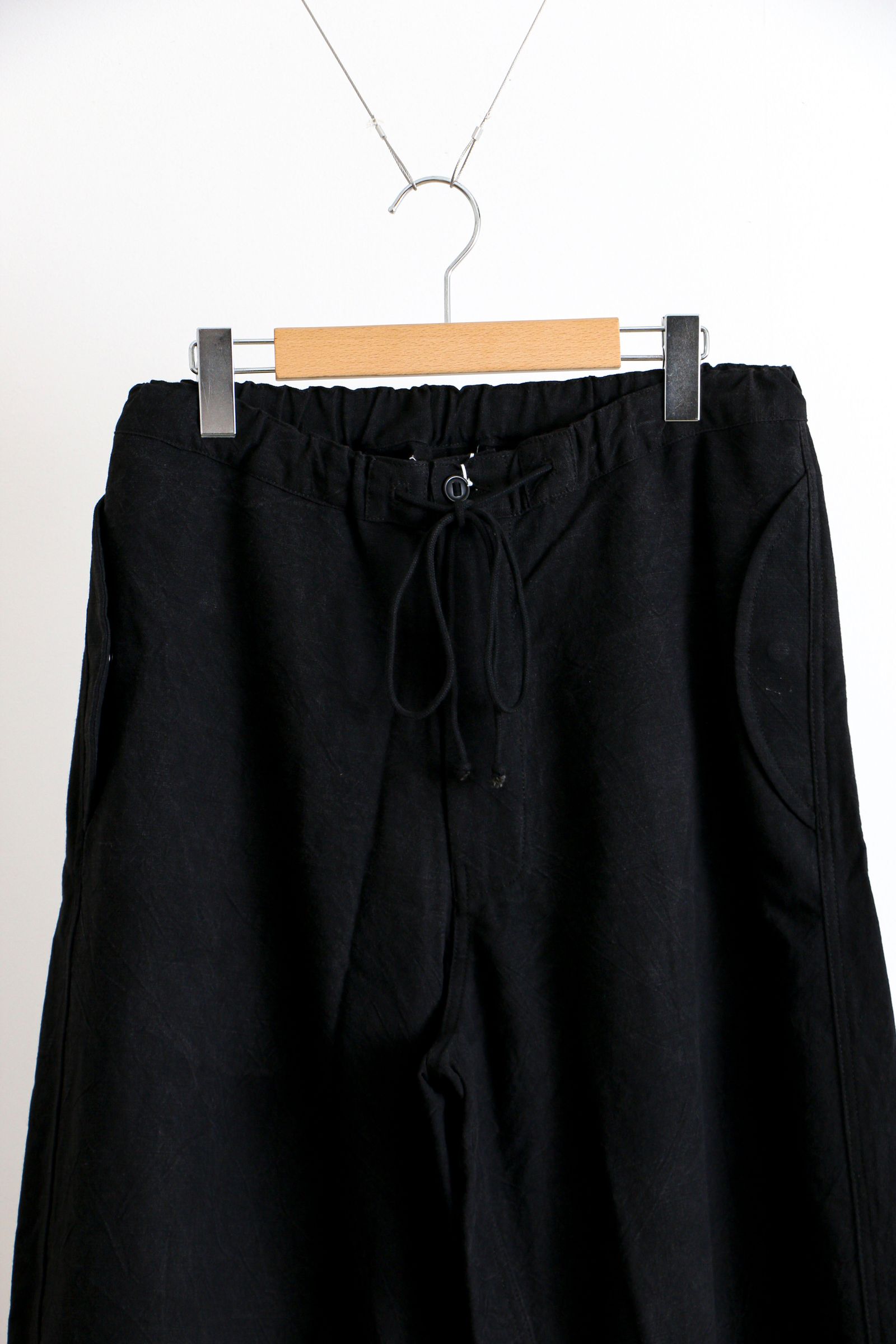 STORY mfg. - Story mfg. Paco Pants - Iron Black Slub