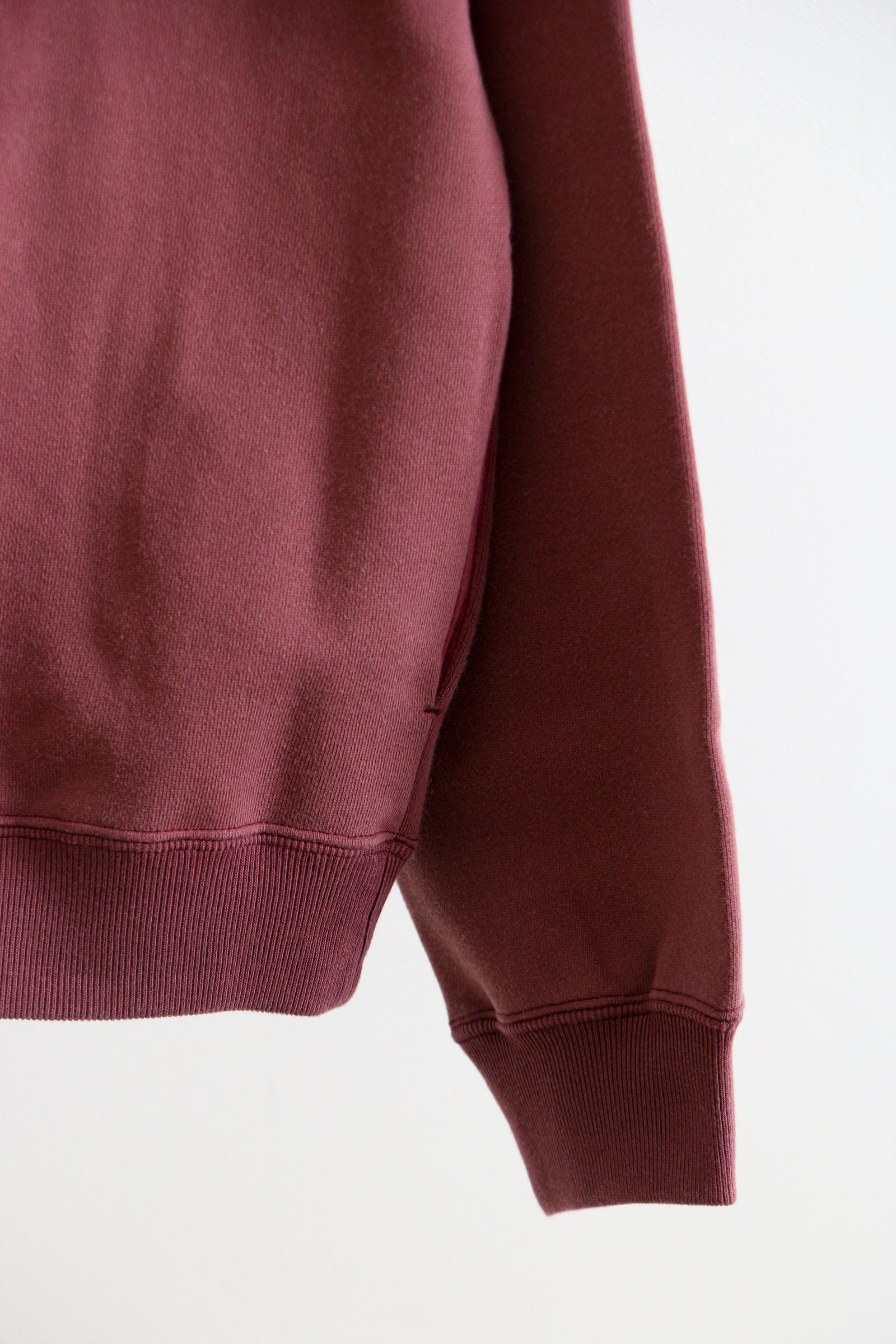 KANEMASA PHIL. - MAX Weight Brushed Pullover BORDEAUX OZ