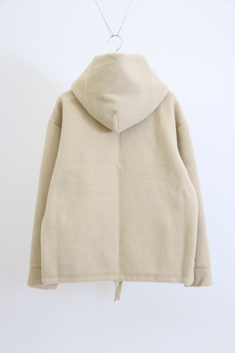 KIIT - 「即日発送可能!!」KIIT W/AC SHAGGY PILE HOODIE TOPS IVORY 