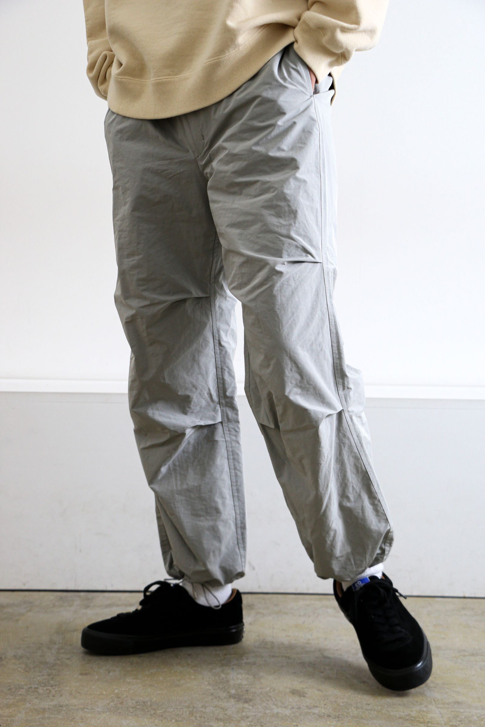 P/N PEACH SKIN HIGH COUNT TAFFETA SNOW PANTS / GRAY - 1