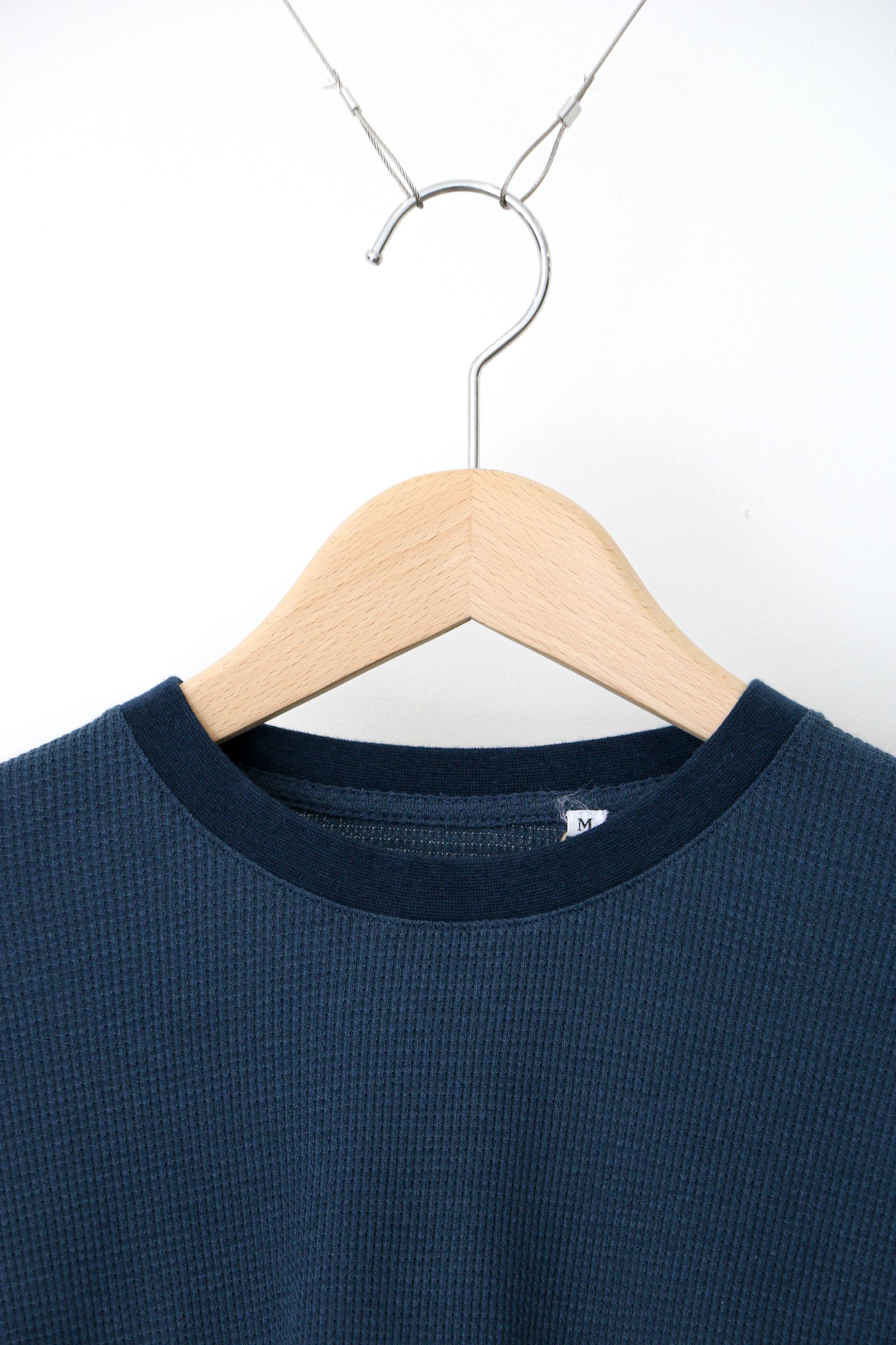 THE INOUE BROTHERS - Waffle T-shirt Navy | koko