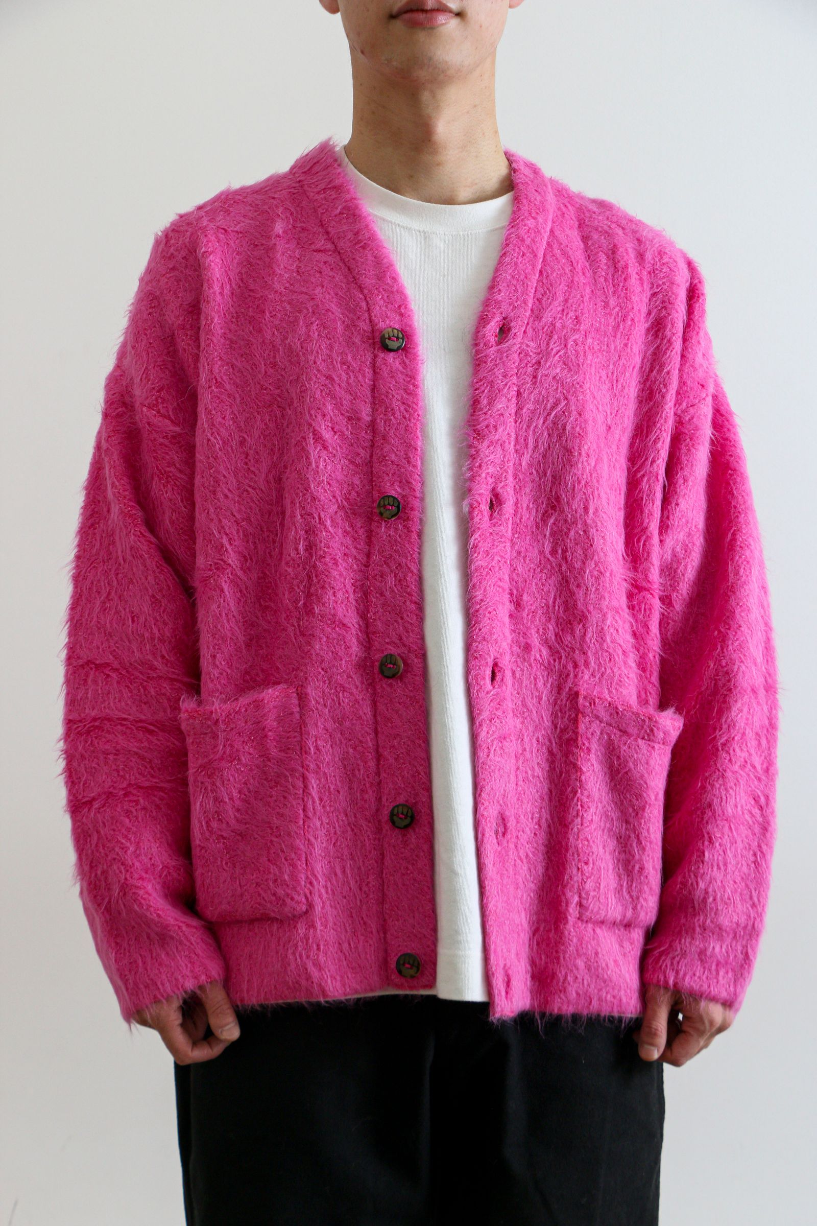 Suri Cardigan Pink / カーディガン / ピンク / アルパカ / ユニセックス - S