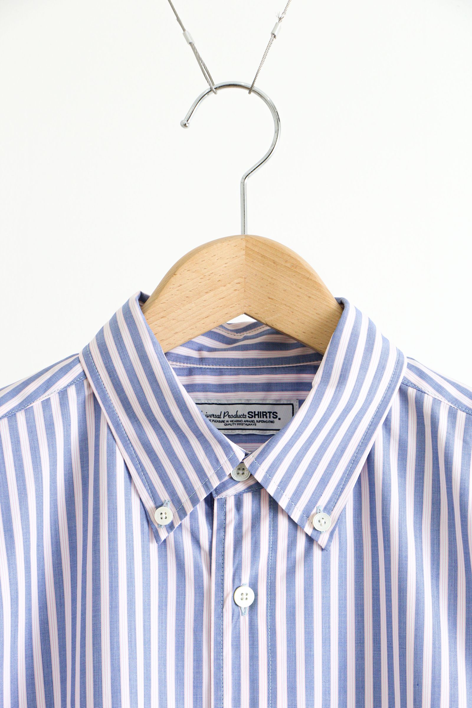 UNIVERSAL PRODUCTS - T.M. STRIPE BUTTON DOWN SHIRT