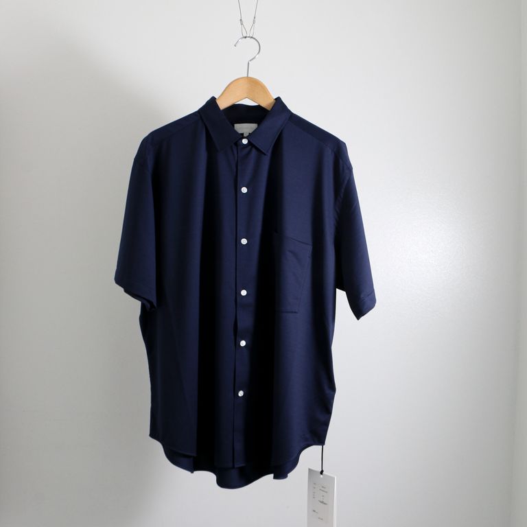 KANEMASA PHIL. - 46G Atmosphere SS Shirt NAVY/ シャツ / ネイビー 
