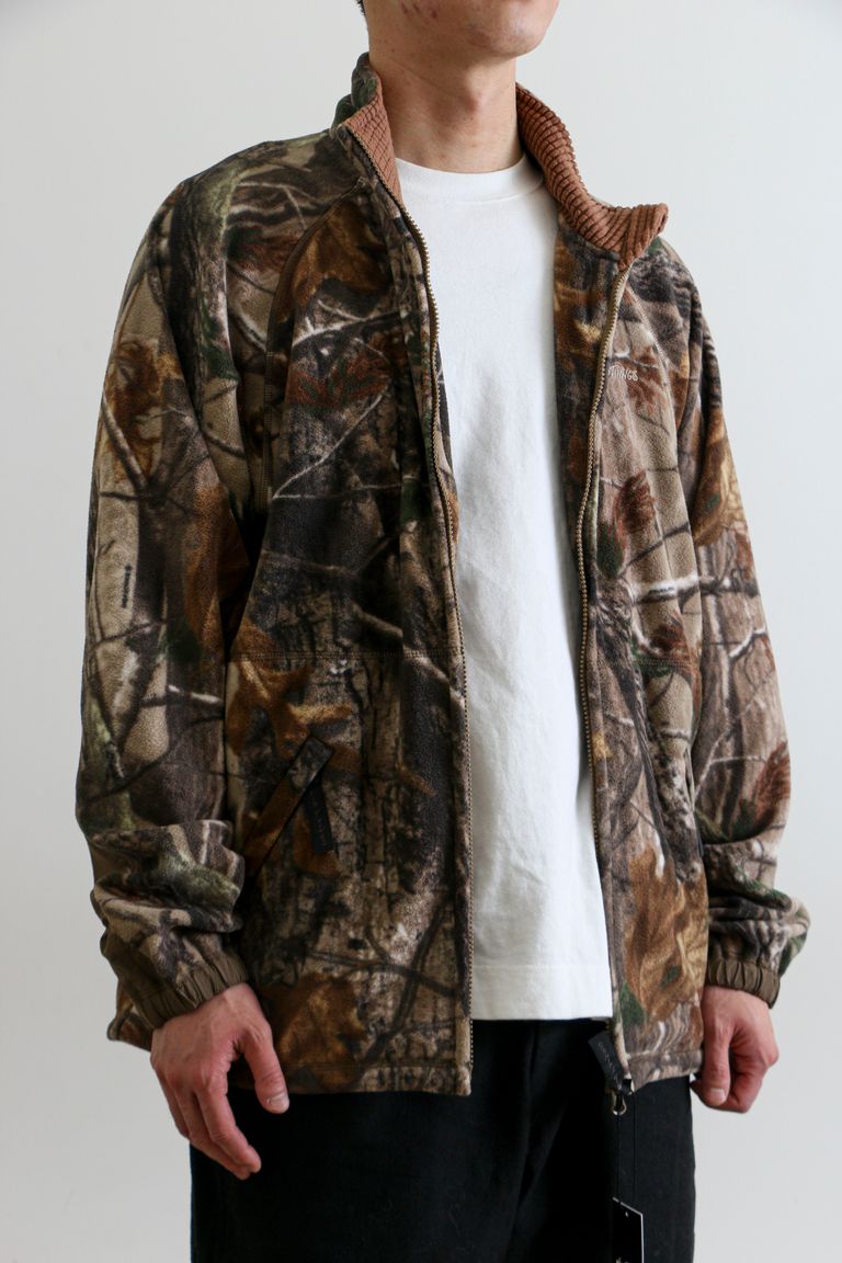 WILD THINGS - SCHOTT FLEECE JACKET / TREE CAMO / ショットフリース 