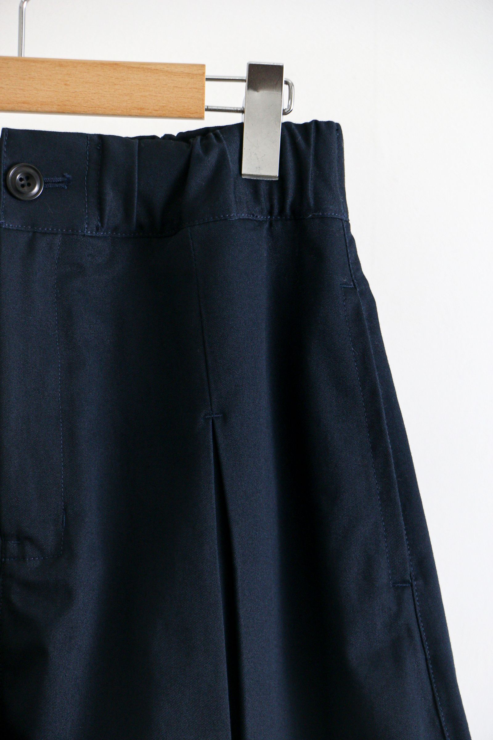 SAGE NATION - BOX PLEAT TROUSER SAND / ボックスプリーツトラウザー 