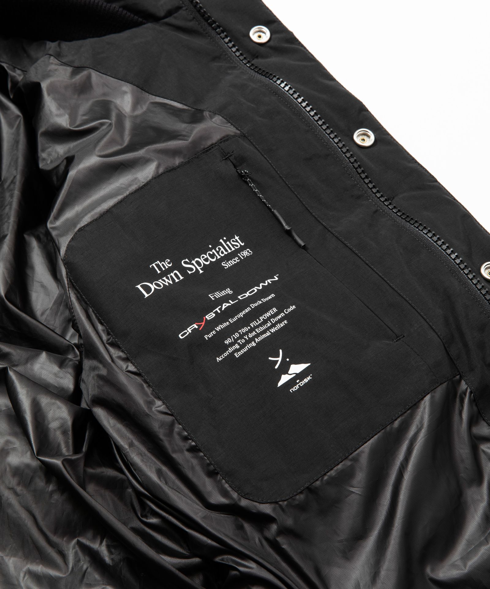 Y(dot) BY NORDISK - NORDIC DOWN JACKET Black | koko Y(dot) BY NORDISK - NORDIC DOWN JACKET Black | koko