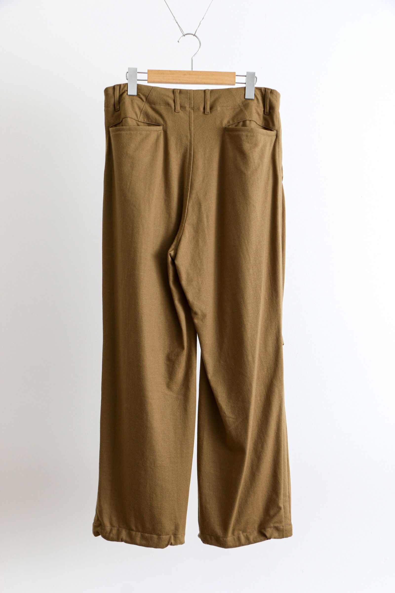 KANEMASA PHIL. - High Gauge Milled Wool Over Pants Camel | koko