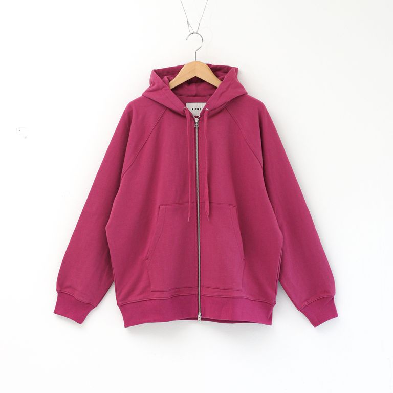KLOKE - Flumen Unisex Hoodie Magenta / フルジップ / フーディー 