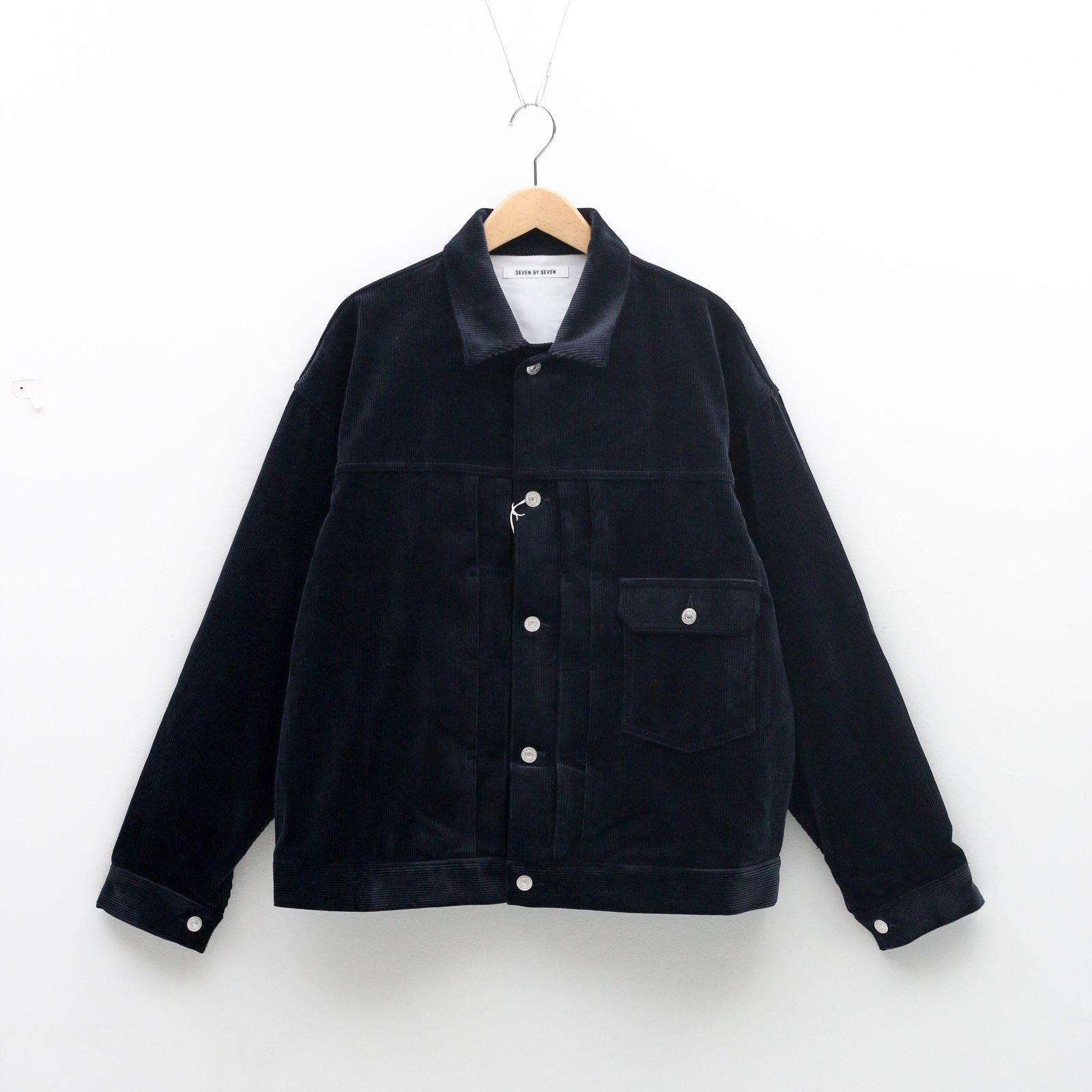 SEVEN BY SEVEN - 1ST TYPE CORDUROY JACKET ‐Modal mix‐ NAVY / コーデュロイジャケット |  koko