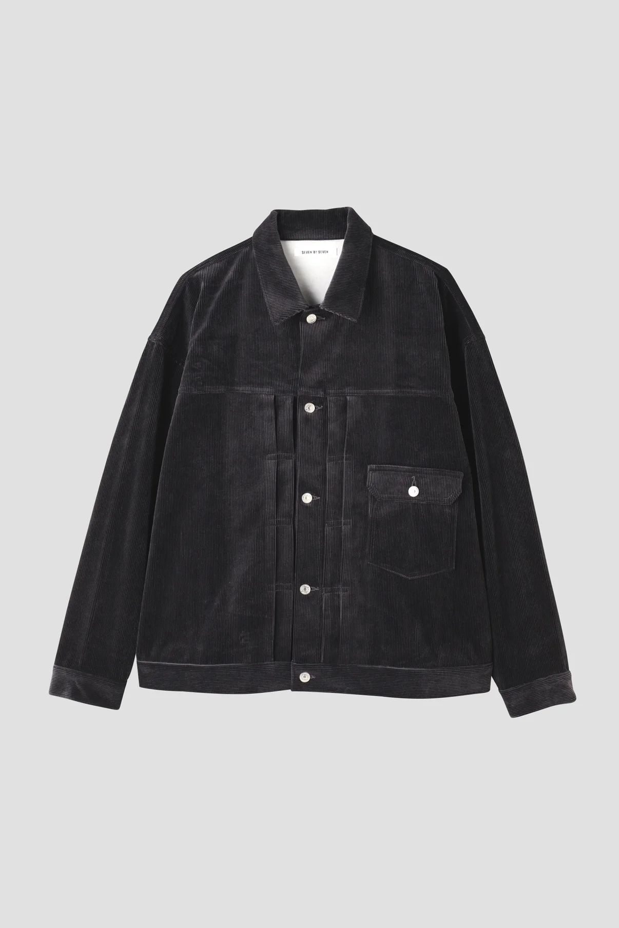 SEVEN BY SEVEN - 1ST TYPE CORDUROY JACKET ‐Modal mix‐ GREY / コーデュロイジャケット |  koko