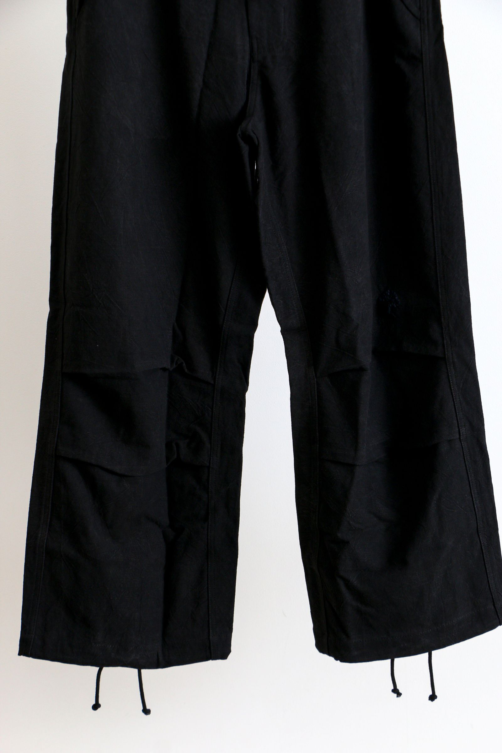 Story mfg. Paco Pants - Iron Black Slub / オーガニック / ワイド