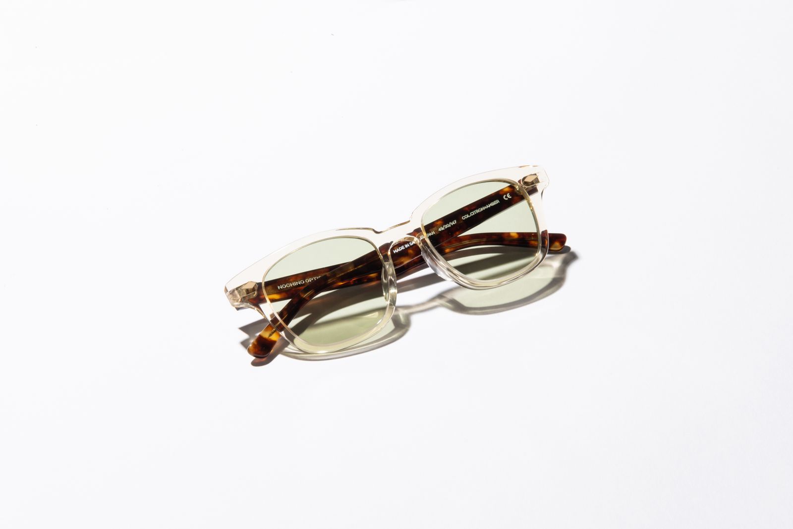 NOCHINO OPTICAL - SAN SUI 05 CITRON & AMBER X L.SMOKE GREEN ...