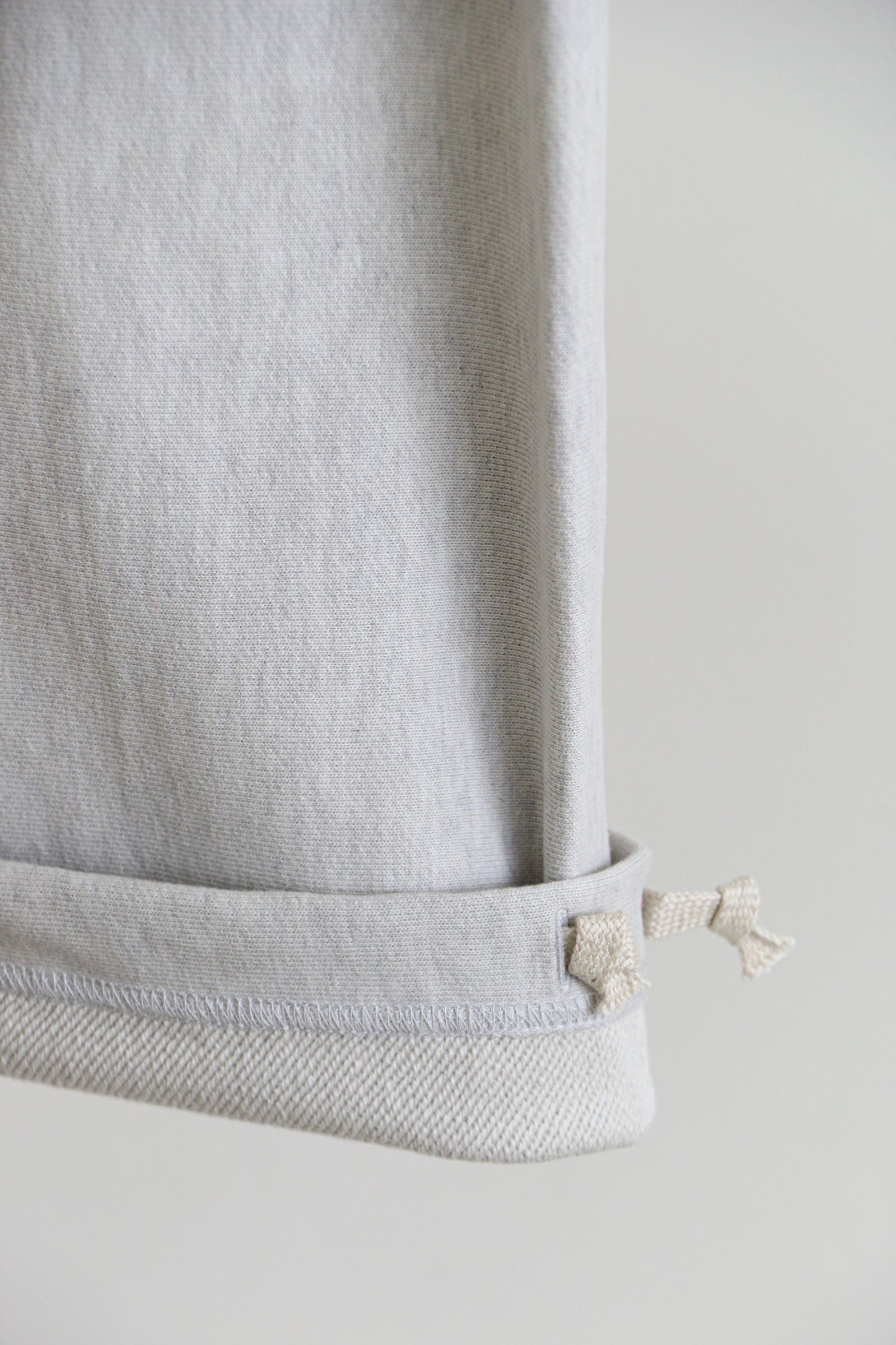ULTERIOR - FADED SILKY TERRY RW SWEAT PANTS HEATHER ECRU