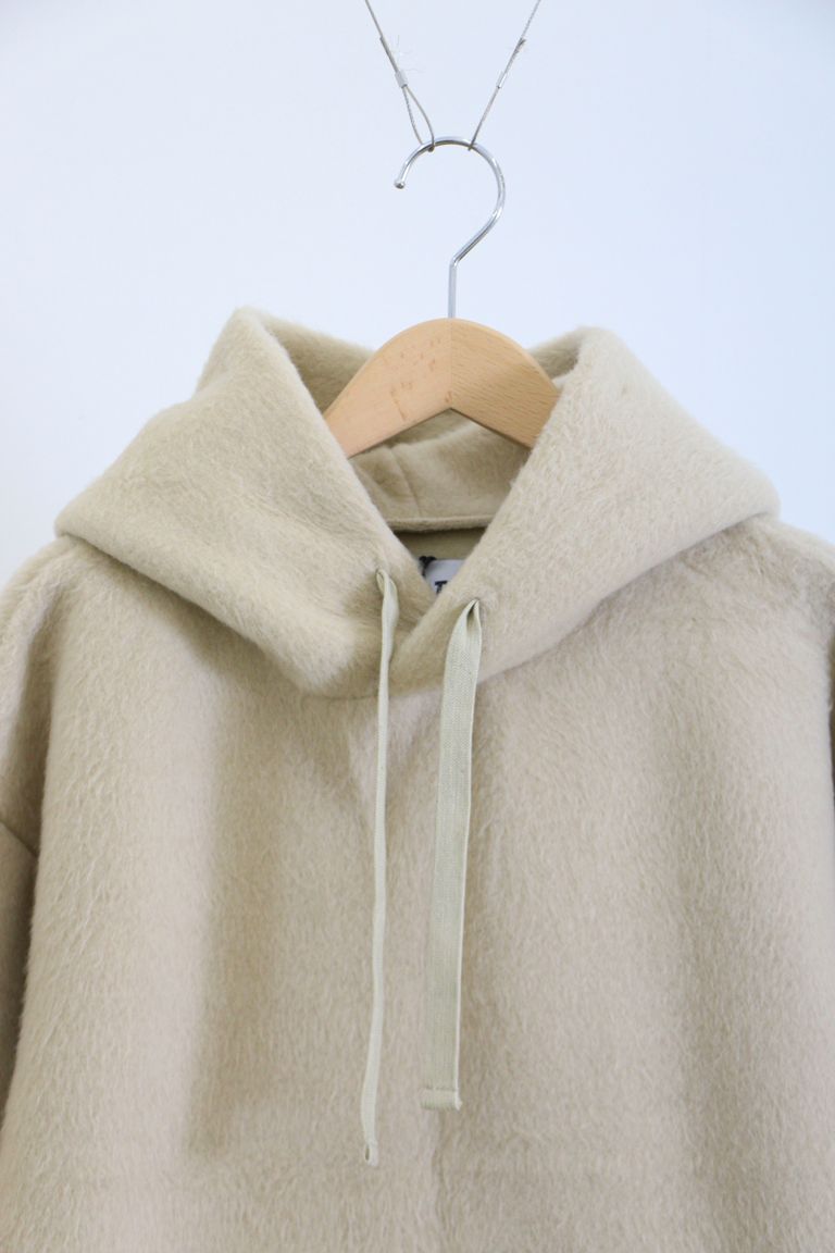 KIIT - 「即日発送可能!!」KIIT W/AC SHAGGY PILE HOODIE TOPS IVORY 