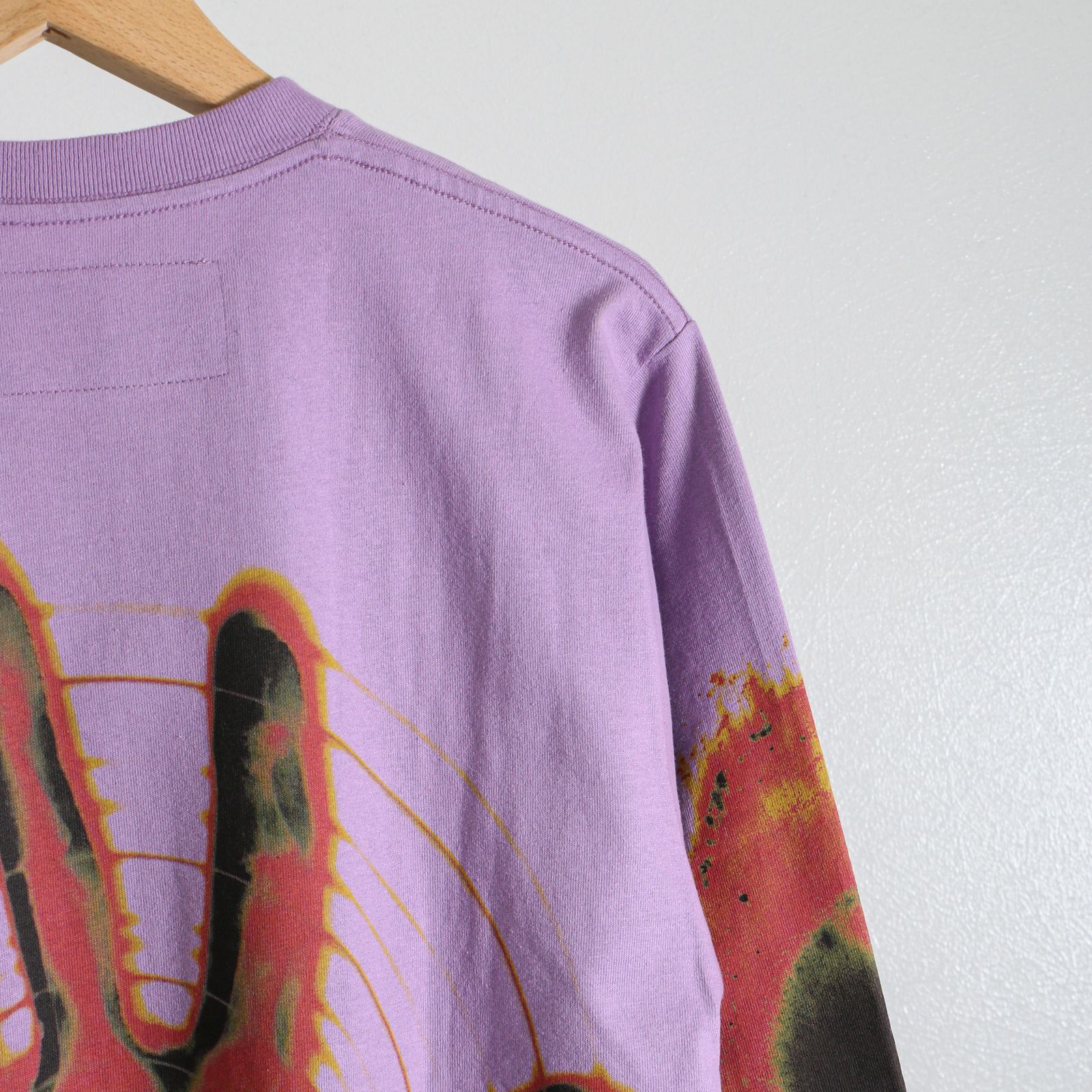 GENTLE FULLNESS - RECYCLED COTTON LS TEE / PURPLE HAND / ロングスリーブTシャツ / パープル  | koko