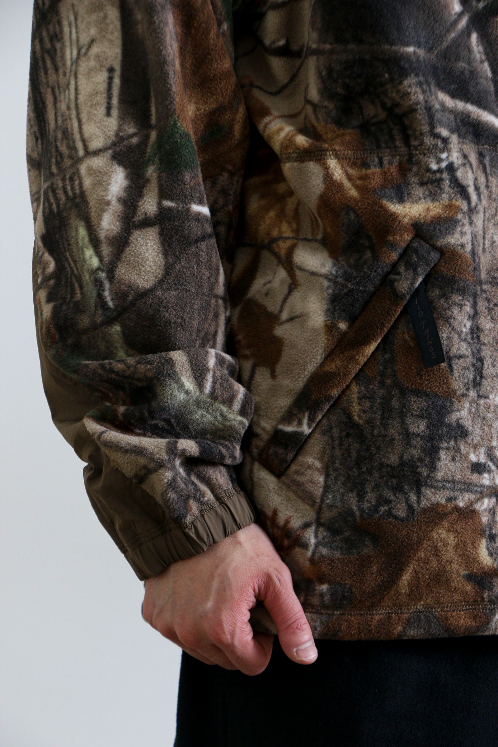 WILD THINGS - SCHOTT FLEECE JACKET / TREE CAMO / ショットフリース