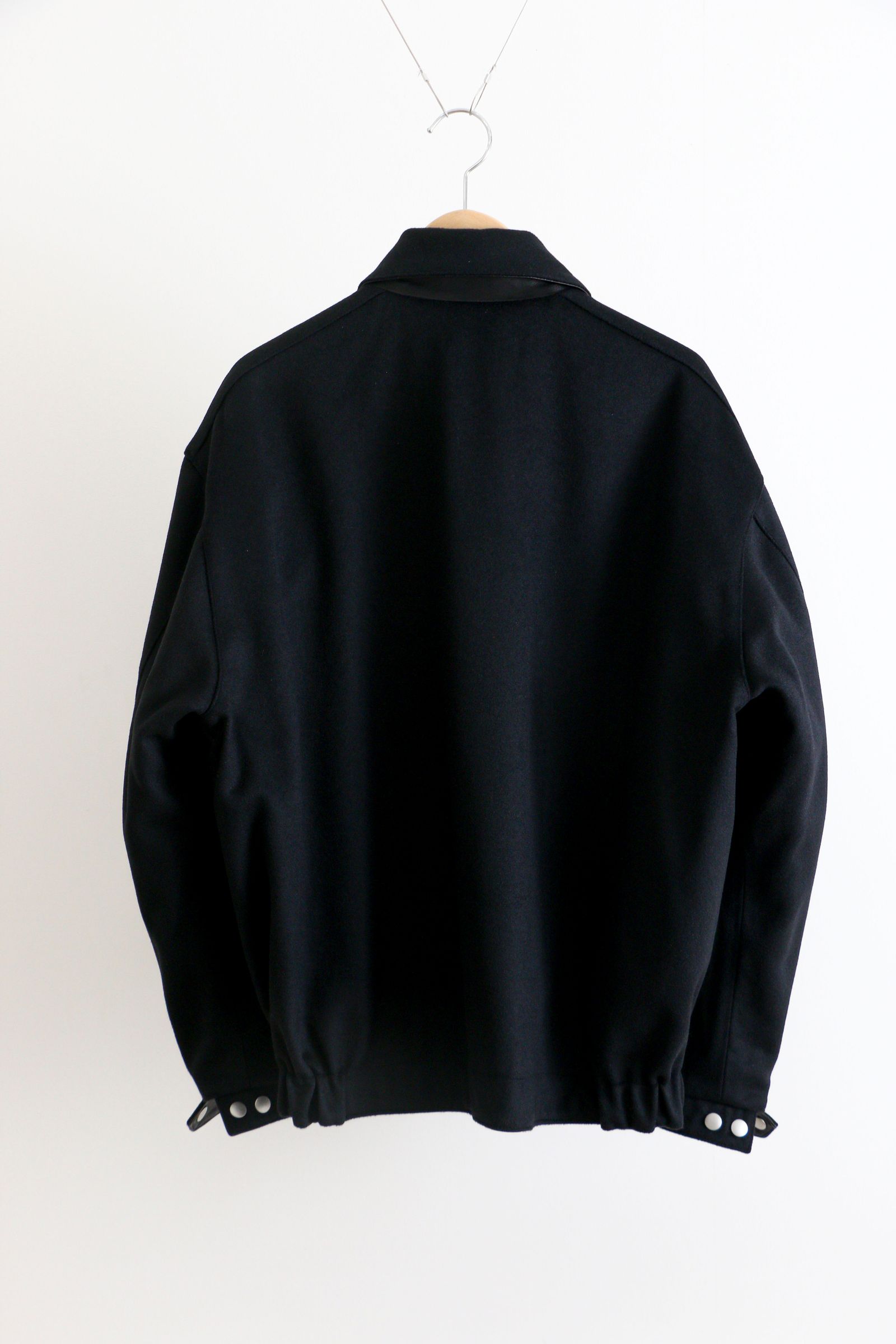 SEVEN BY SEVEN - REVERSIBLE LEATHER BLOUSON BLACK - Sheep leather