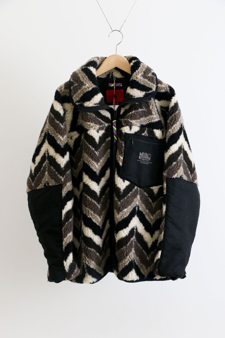 is-ness - is-ness Y(dot) BY NORDISK THM FLEECE JACKET REPEATING  