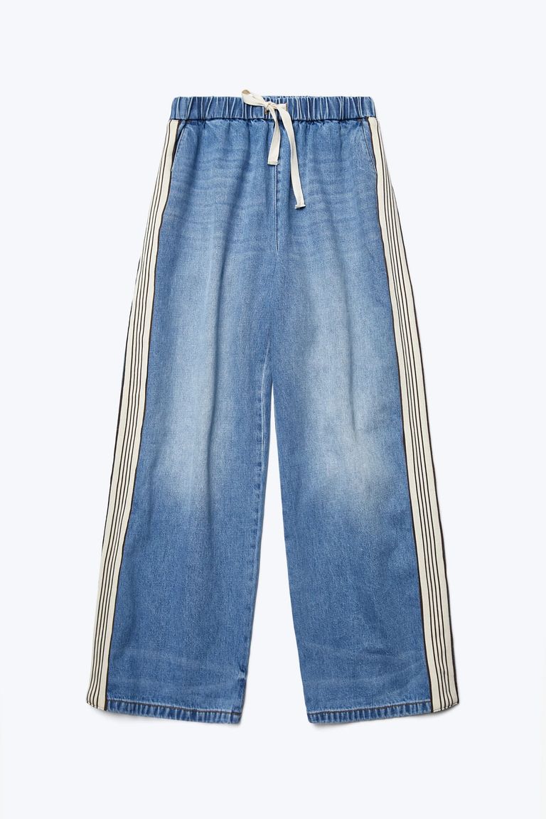 KLOKE - Tribute Side Trim Pant Mid Blue Fade / サイドライン / デニムパンツ / | koko