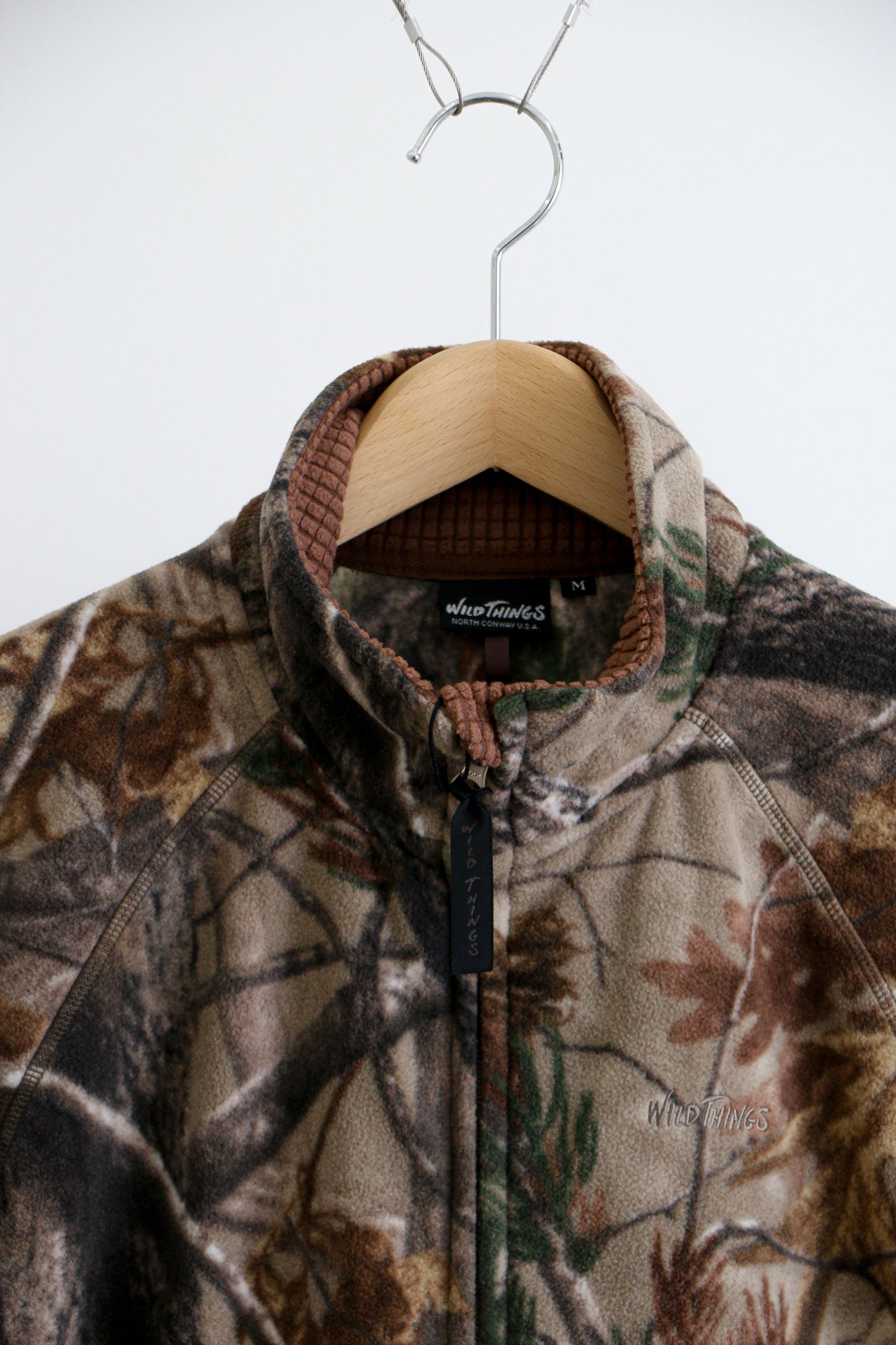 WILD THINGS - SCHOTT FLEECE JACKET / TREE CAMO / ショットフリース