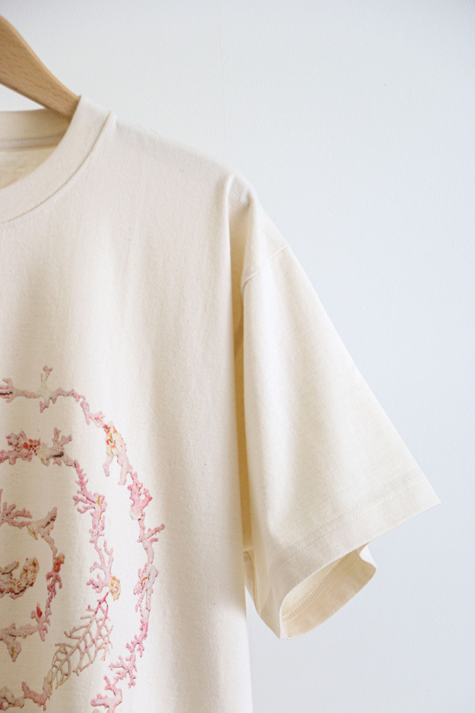 GRATEFUL TEE SS ECRU CORAL / プリントTシャツ / - M