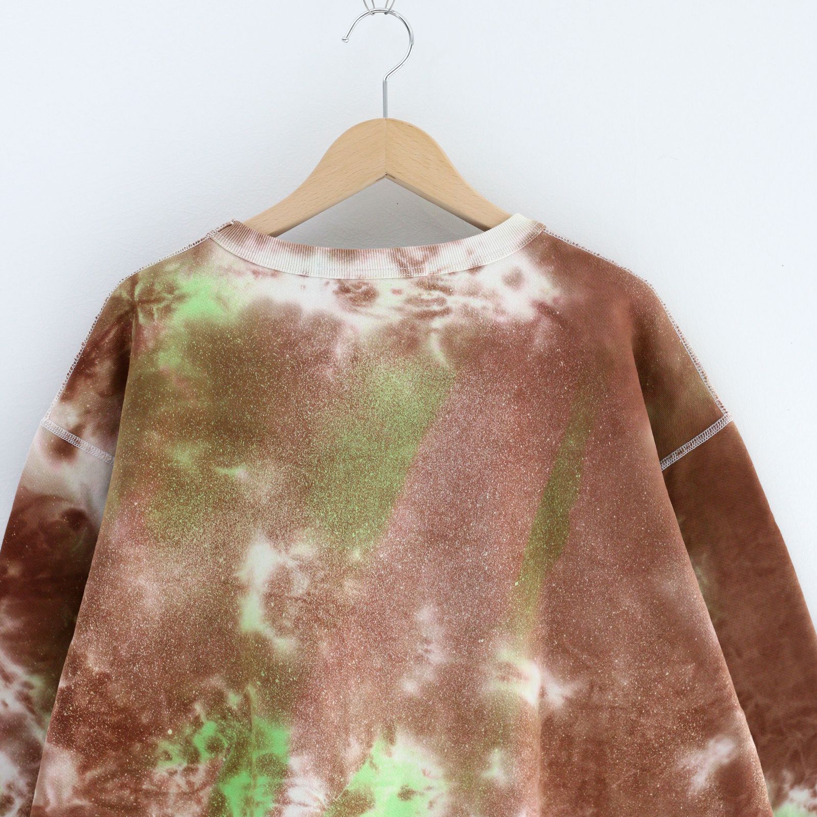 LOGO TIE DYE CREW by YUKIDYE / CAMEL | BAL(バル) | SWEAT