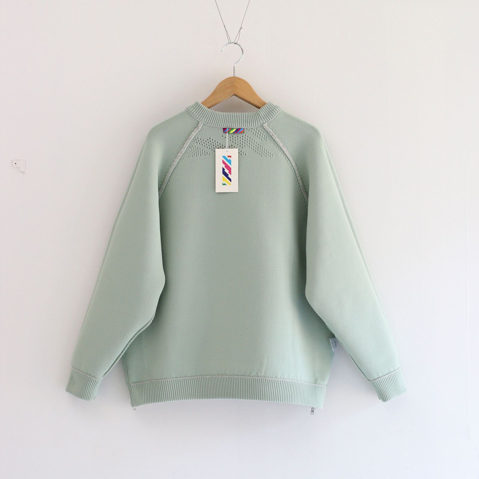 is-ness - VENTILATION KNITTED CREW / ベンチレーション