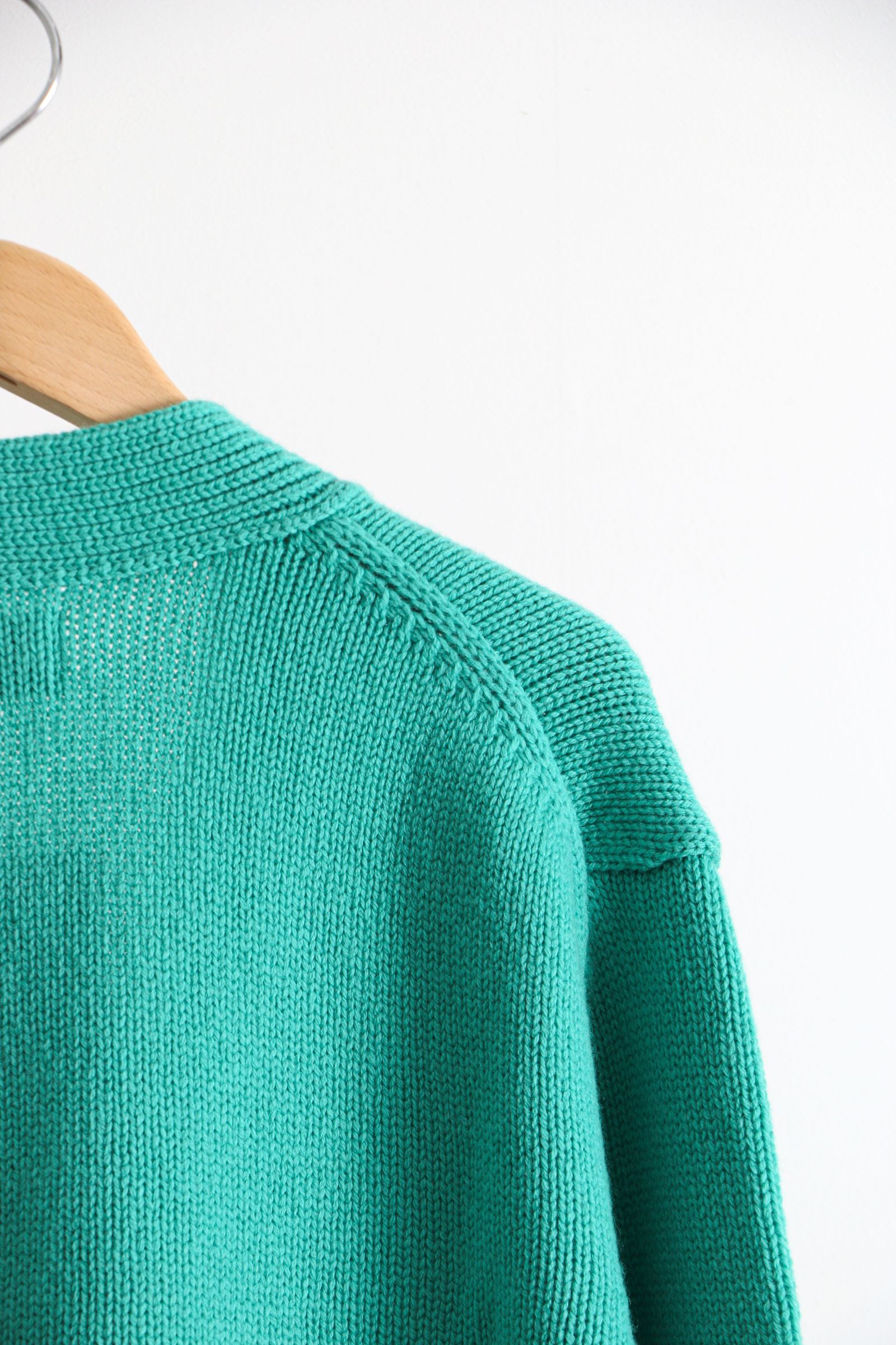 Yonetomi - SOFT LAMB WOOL KNIT CARDIGAN Mint | koko