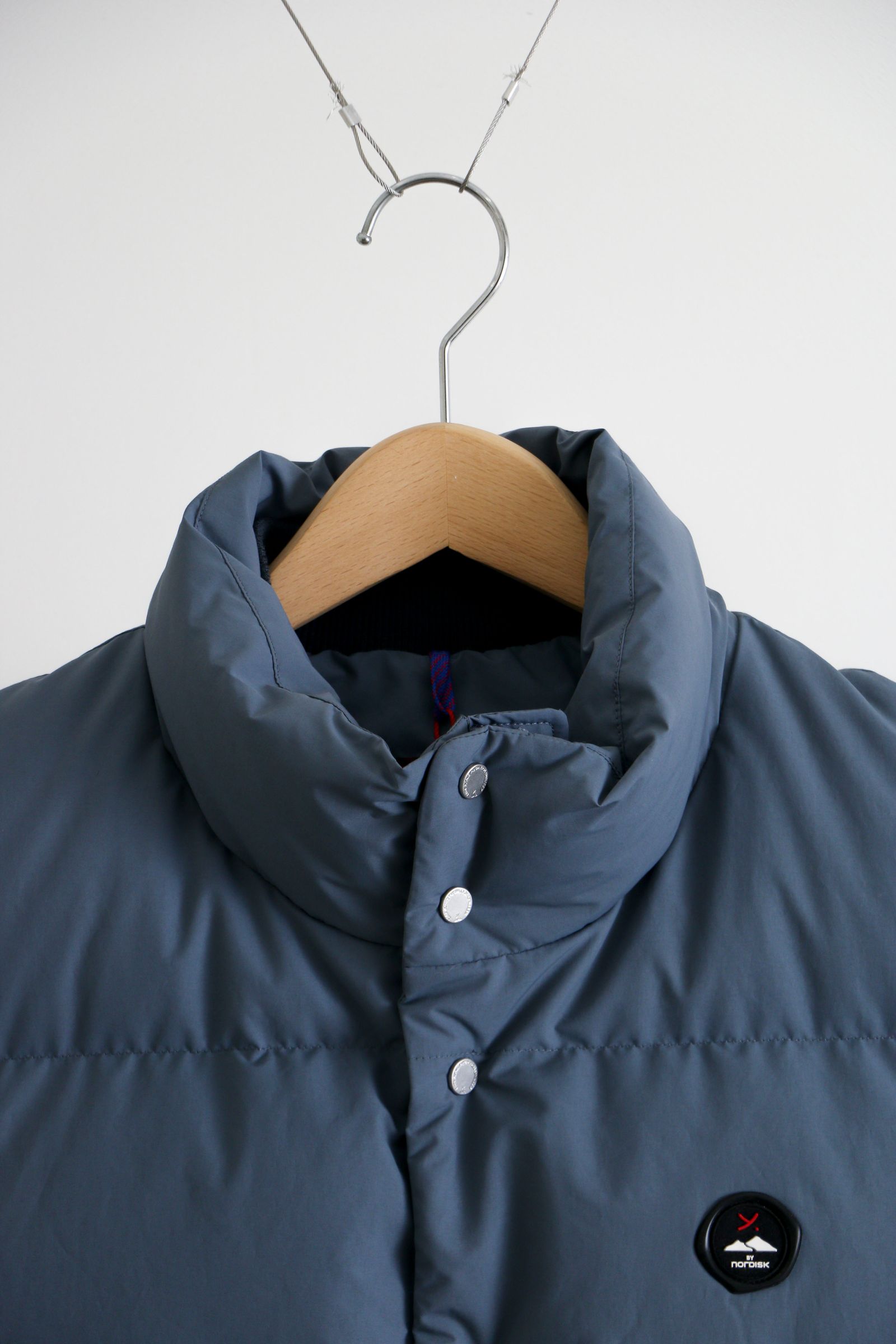 Y(dot) BY NORDISK - NORDIC DOWN VEST SLATE BLUE / ノルディック