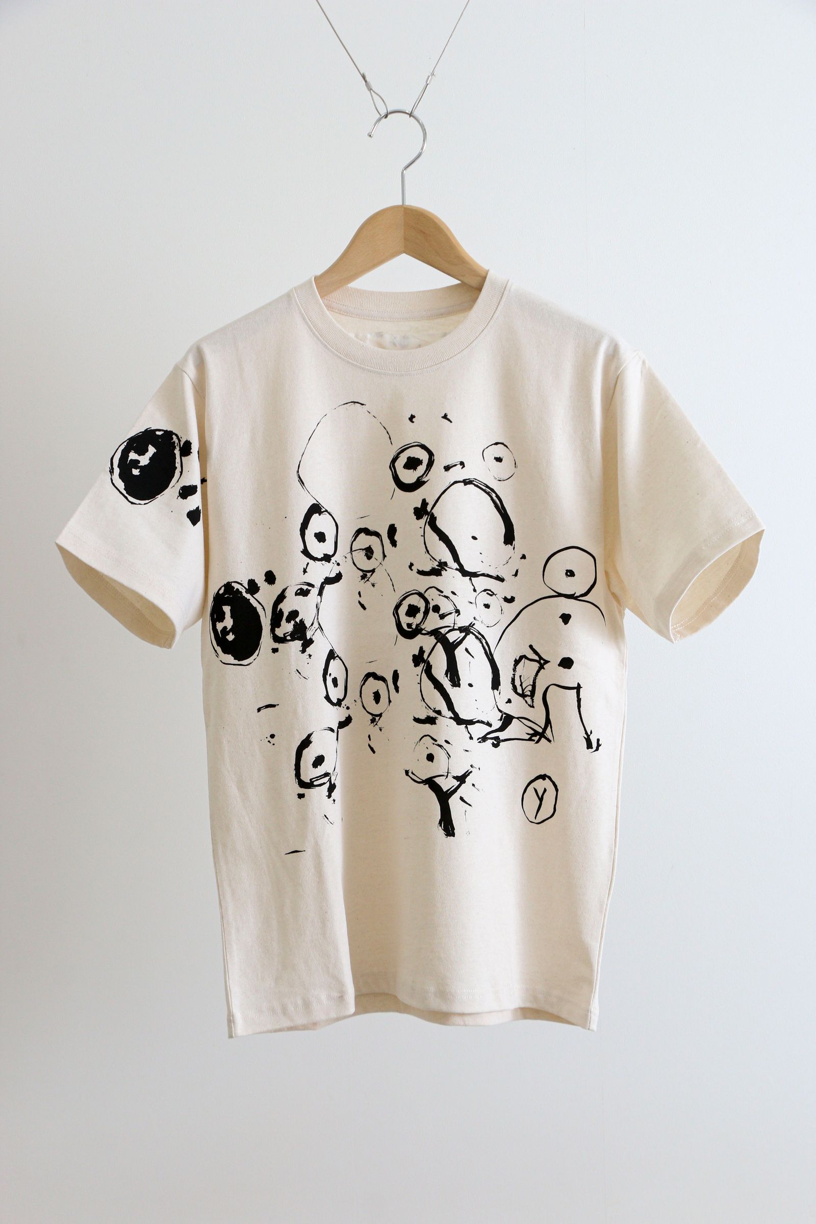 GENTLE FULLNESS - RECYCLED COTTON SS TEE / OATMEAL LUCAS DILLON