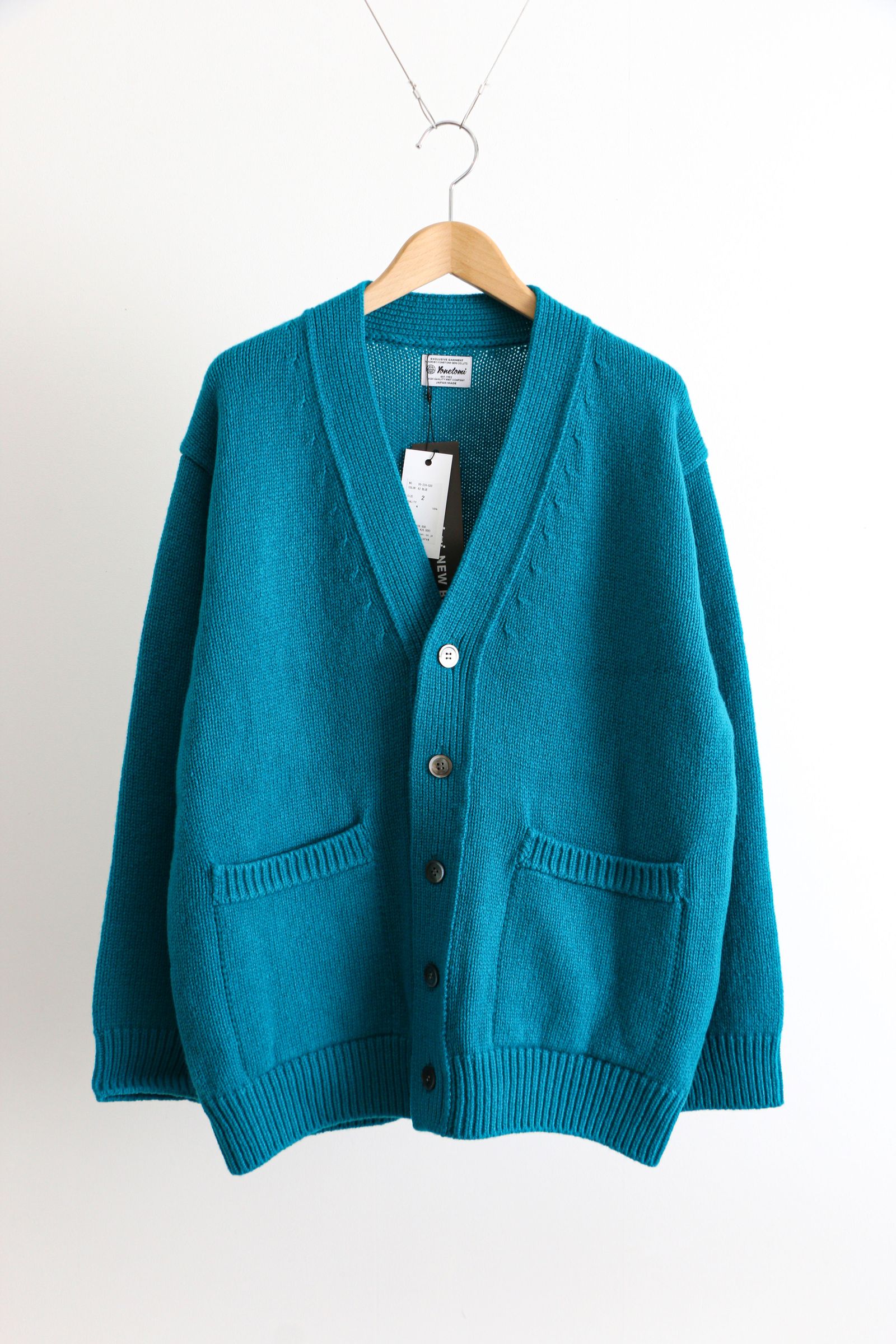 Yonetomi - SOFT LAMB WOOL KNIT CARDIGAN Red | koko