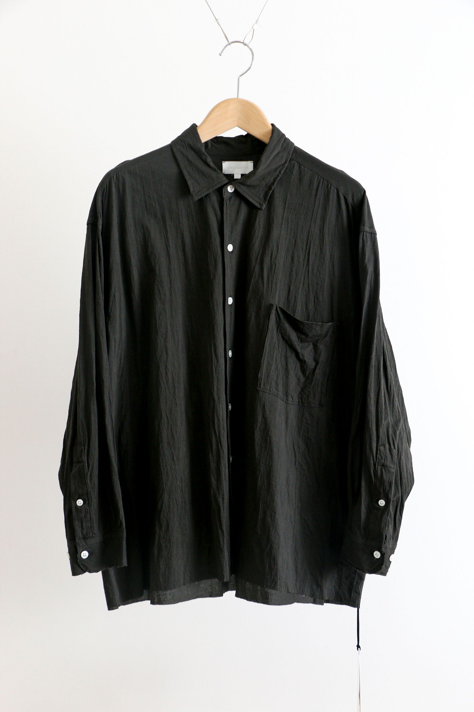 KANEMASA PHIL. - 46G Artisan Jersey Shirt SUMI / シャツ | koko