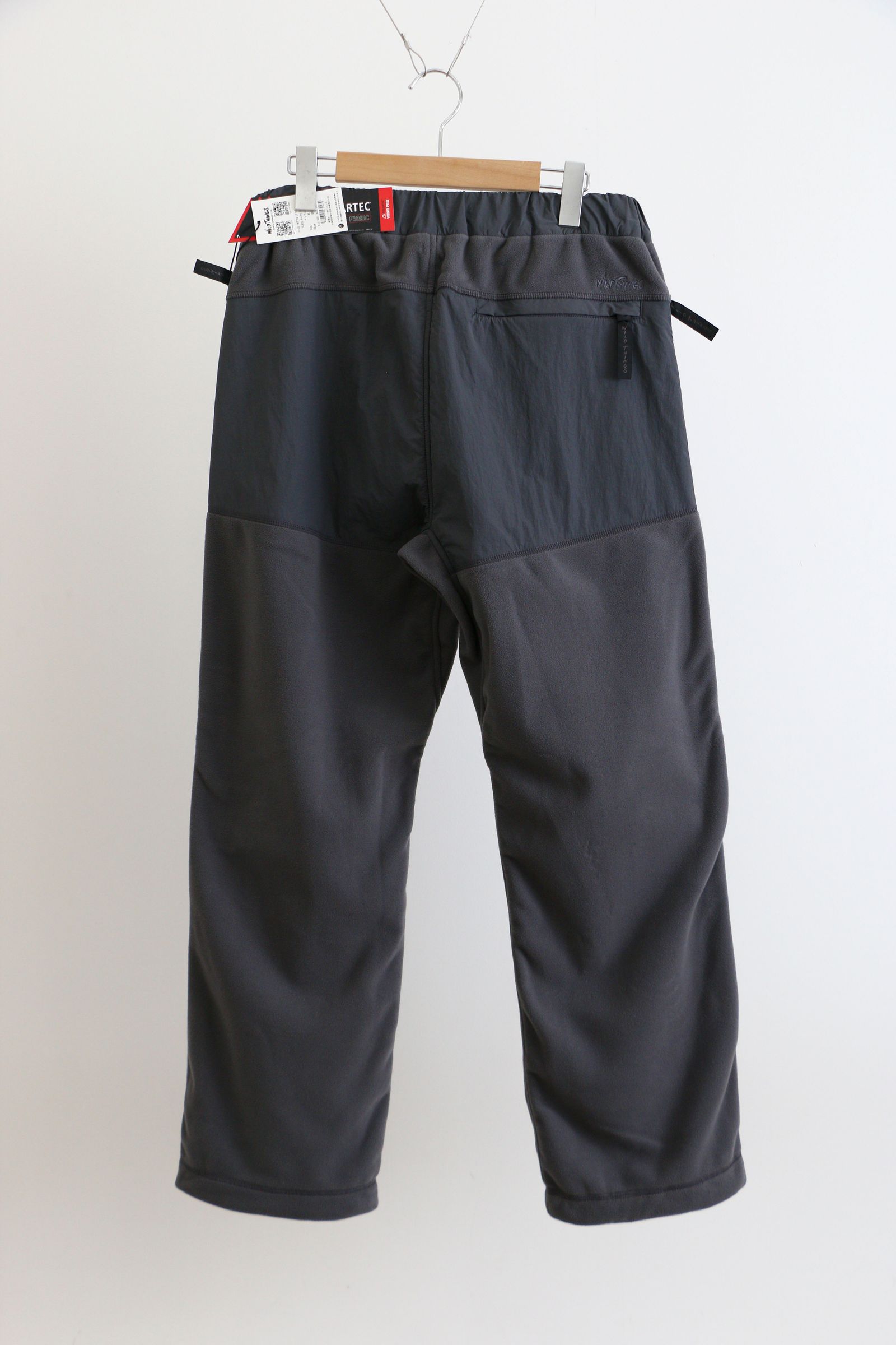 WILD THINGS - POLARTEC Wind Pro COMFY PANTS / GREY / ポーラテック