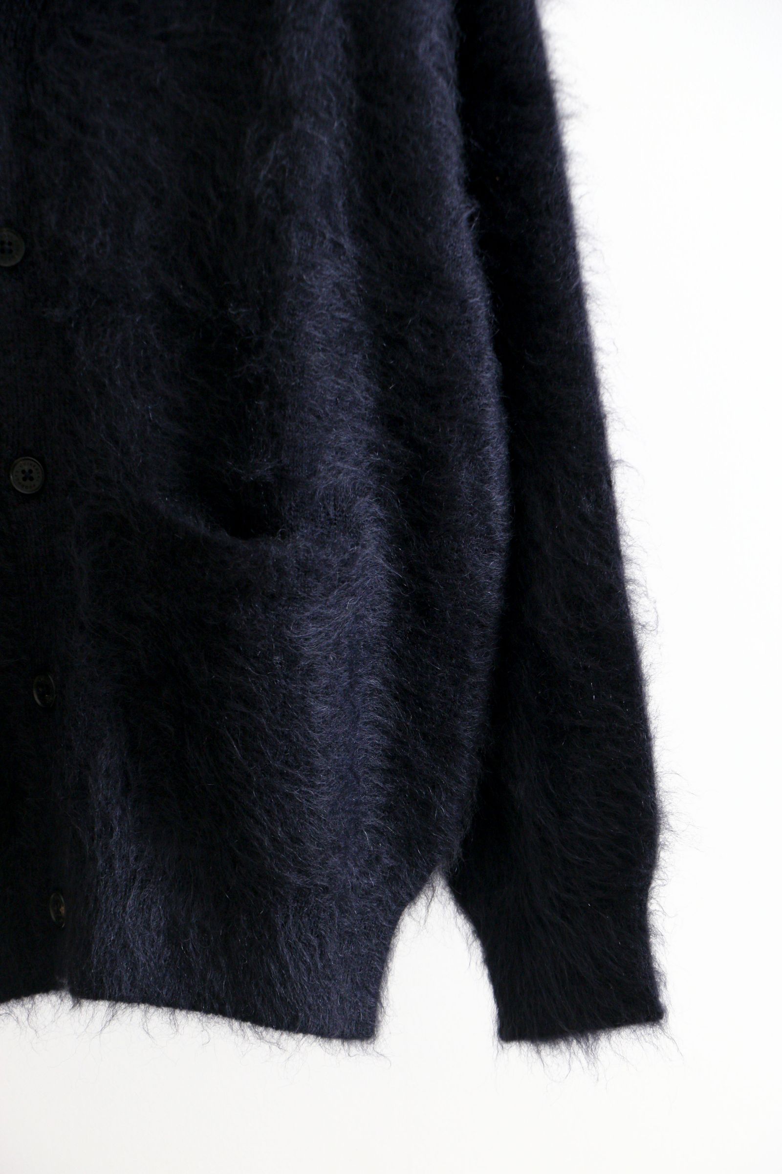 UNIVERSAL PRODUCTS - MOHAIR CARDIGAN D.NAVY / モヘア