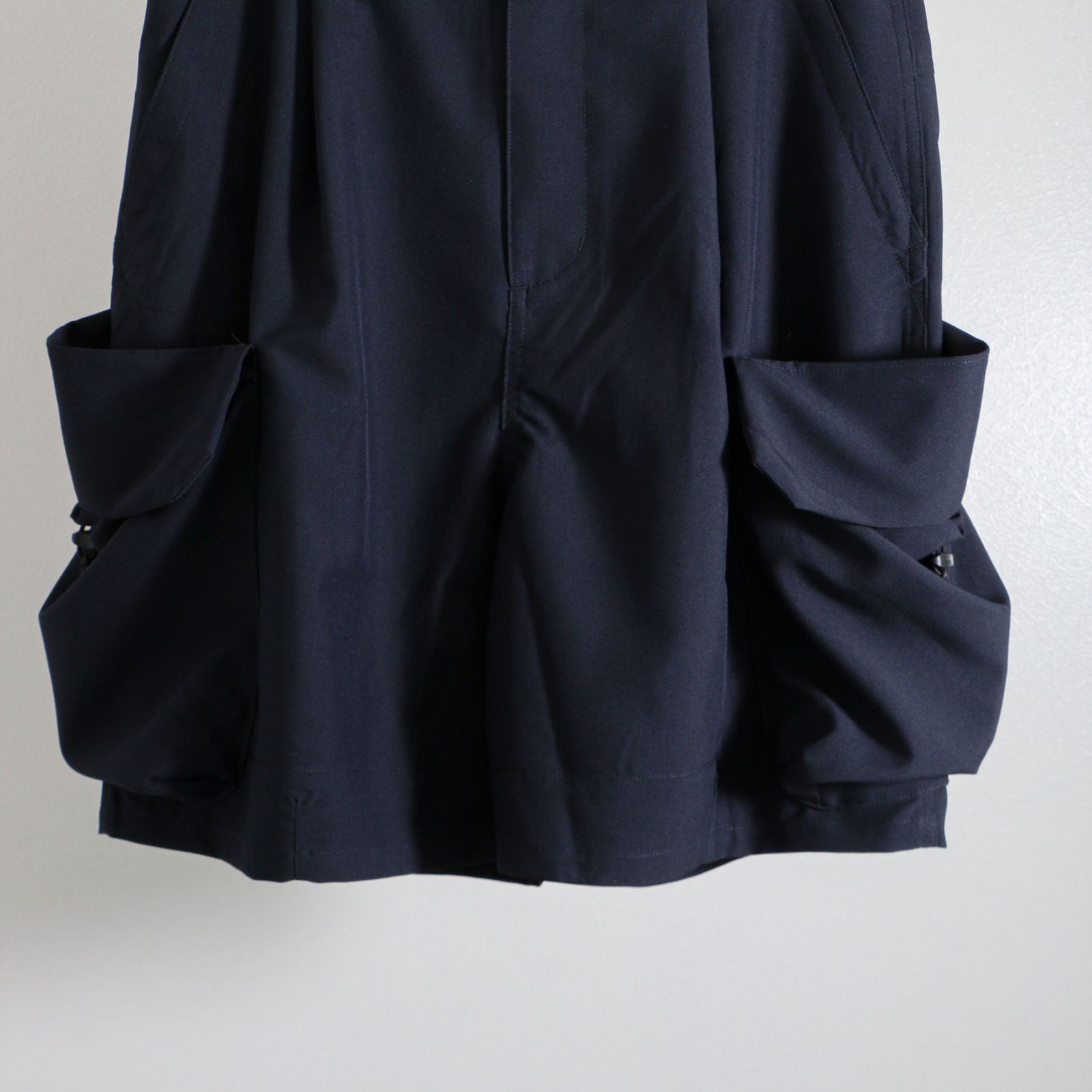 meanswhile - LUGGAGE CARGO SHORTS ( NAVY ) / カーゴパンツ meanswhile - LUGGAGE CARGO SHORTS ( NAVY ) / カーゴパンツ