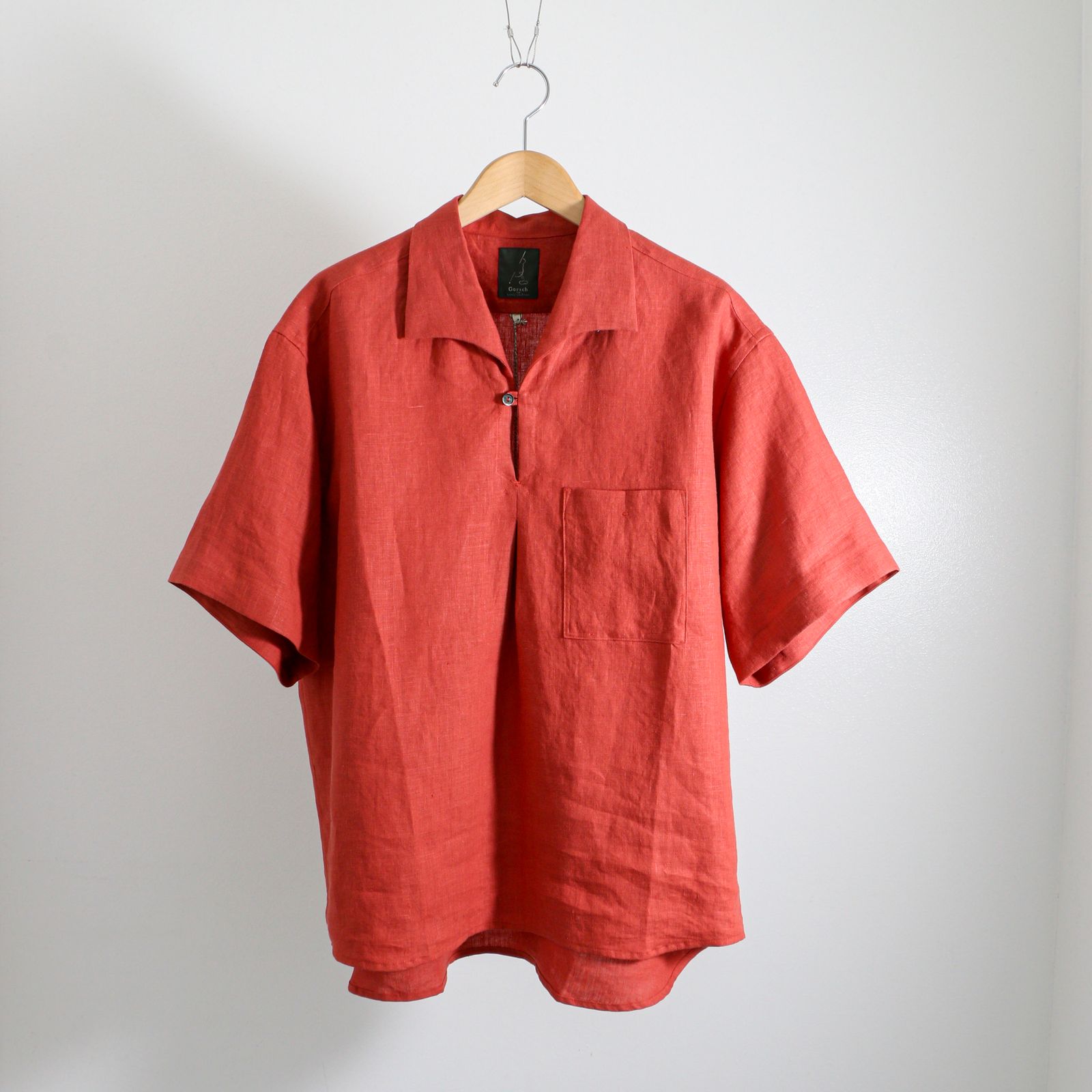 Gorsch Capli short sleeve shirt Raspberry / カプリショートスリーブシャツ / - 48