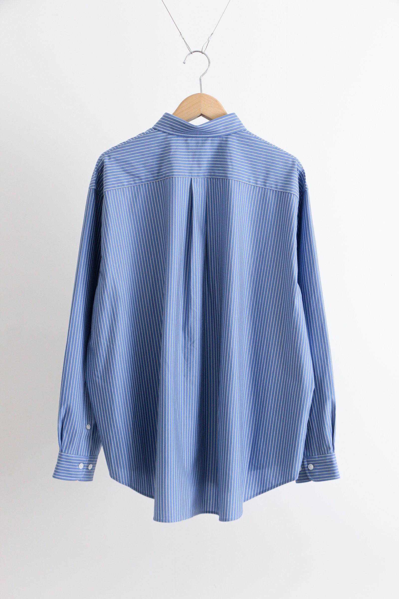 KANEMASA PHIL. - Pencil Stripe Dress Jersey Shirt / BL SP