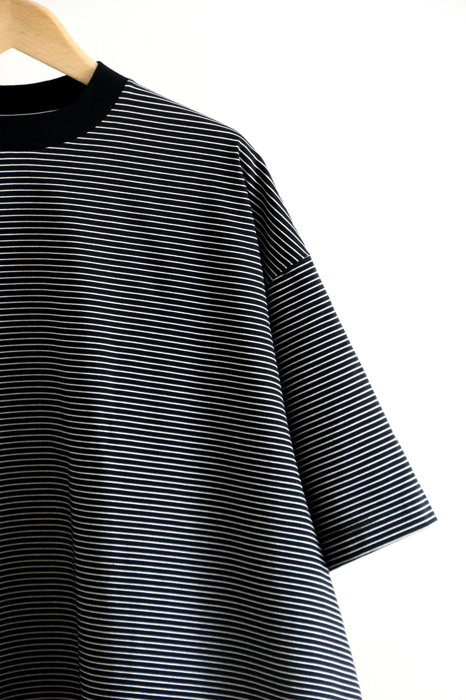 is-ness - BALLOON T SHIRT BLACK x WHITE / バルーンTシャツ 