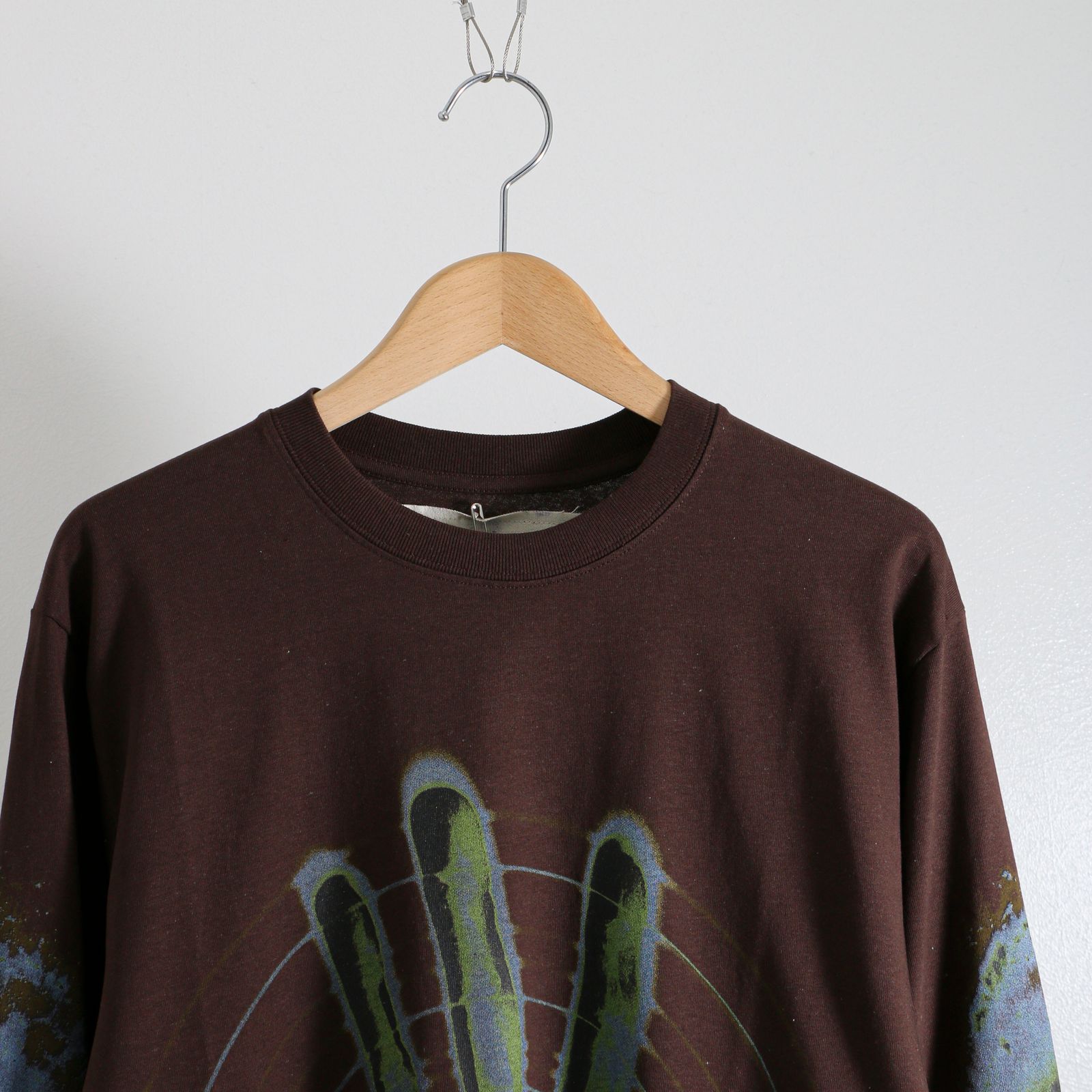 GENTLE FULLNESS - Recycled Cotton LS Tee - Burnt Orange Hand