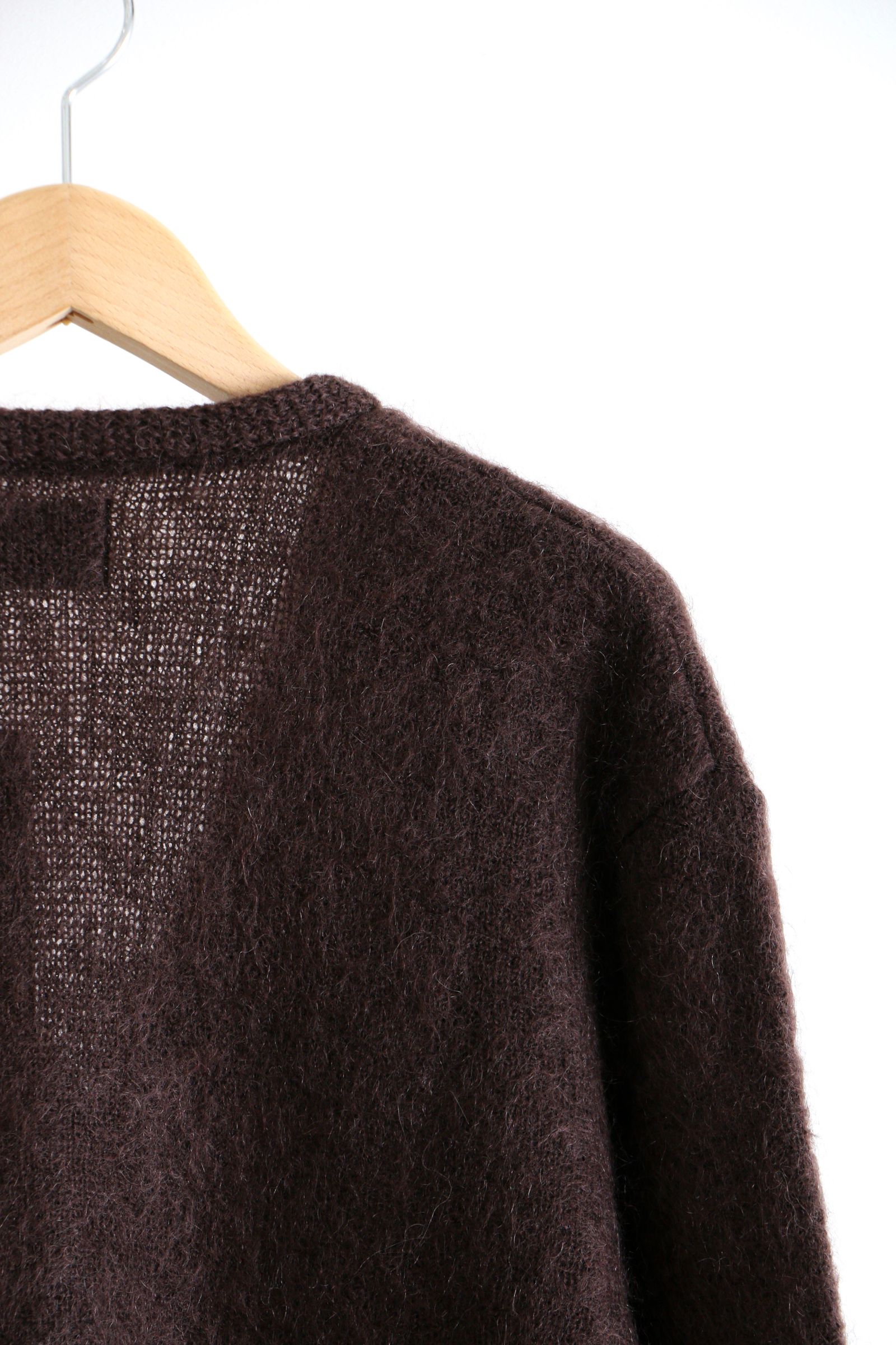 KIIT - KIDMOHAIR KNIT CARDIGAN Brown | koko