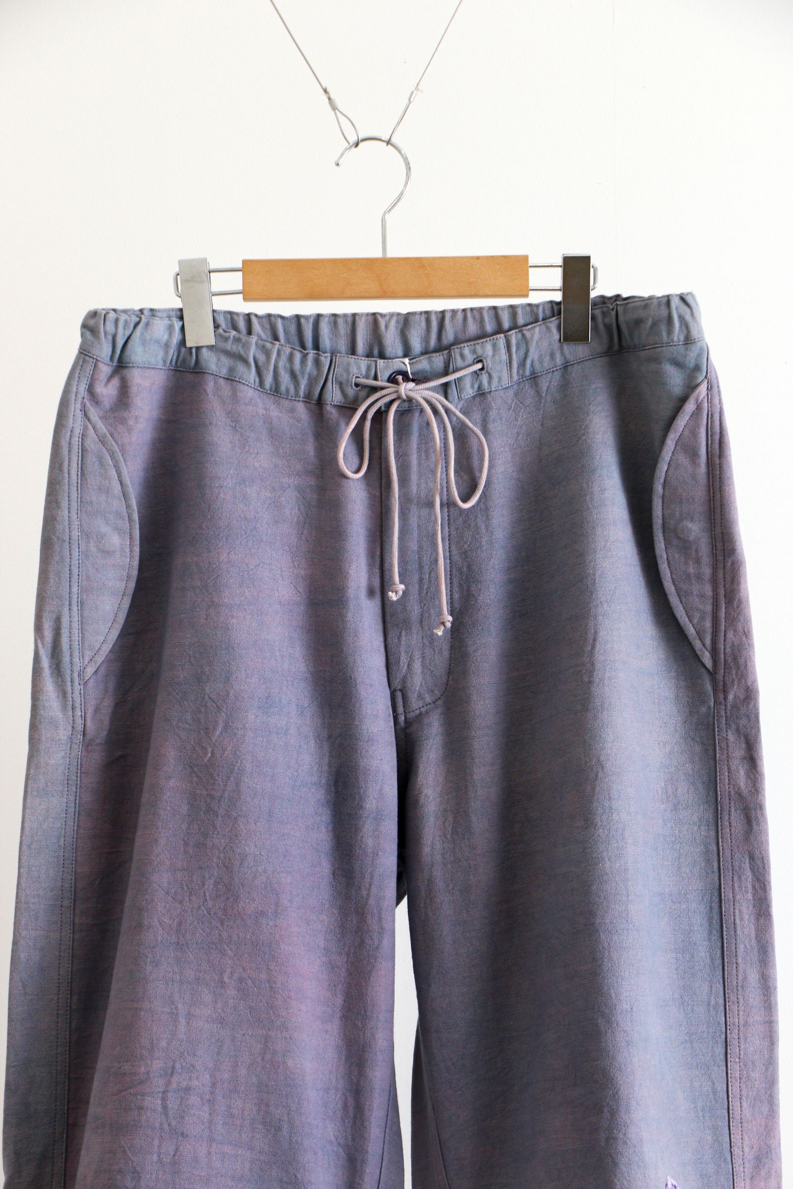 STORY mfg. - Story mfg. Paco Pants - Purple Slub / オーガニック