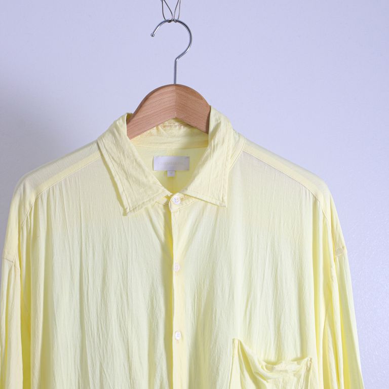 KANEMASA PHIL. - 46G Artisan Jersey Shirt YELLOW / シャツ | koko